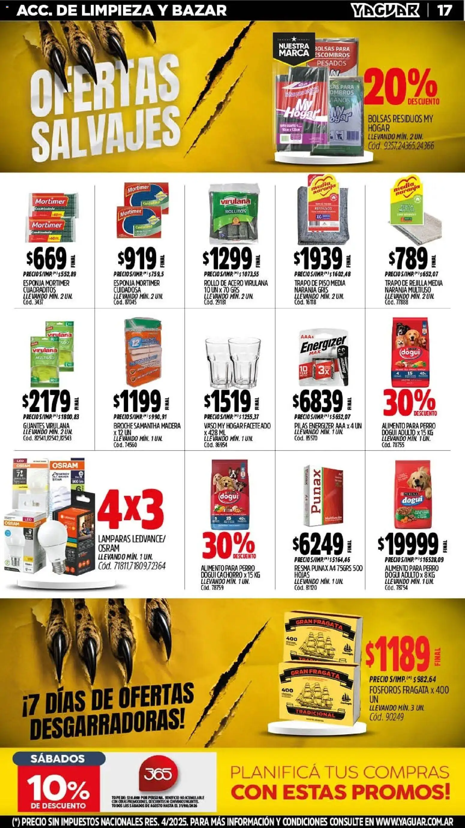 Vista previa del folleto de la tienda Yaguar válido desde el 03/08/2026 