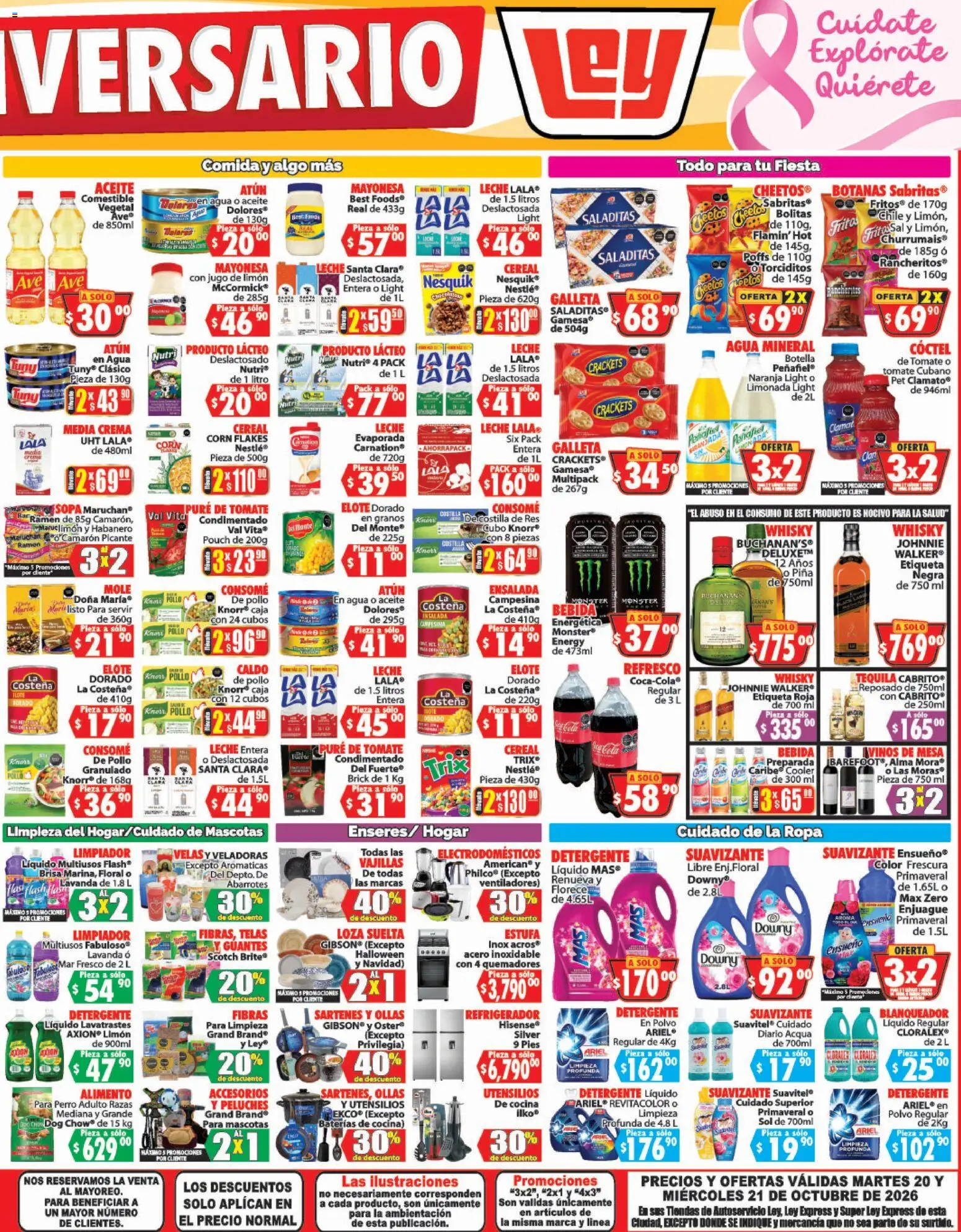 Vista previa las ofertas de la tienda Casa Ley - Casa Ley folleto Autoservicio desde el 20/10/2026 