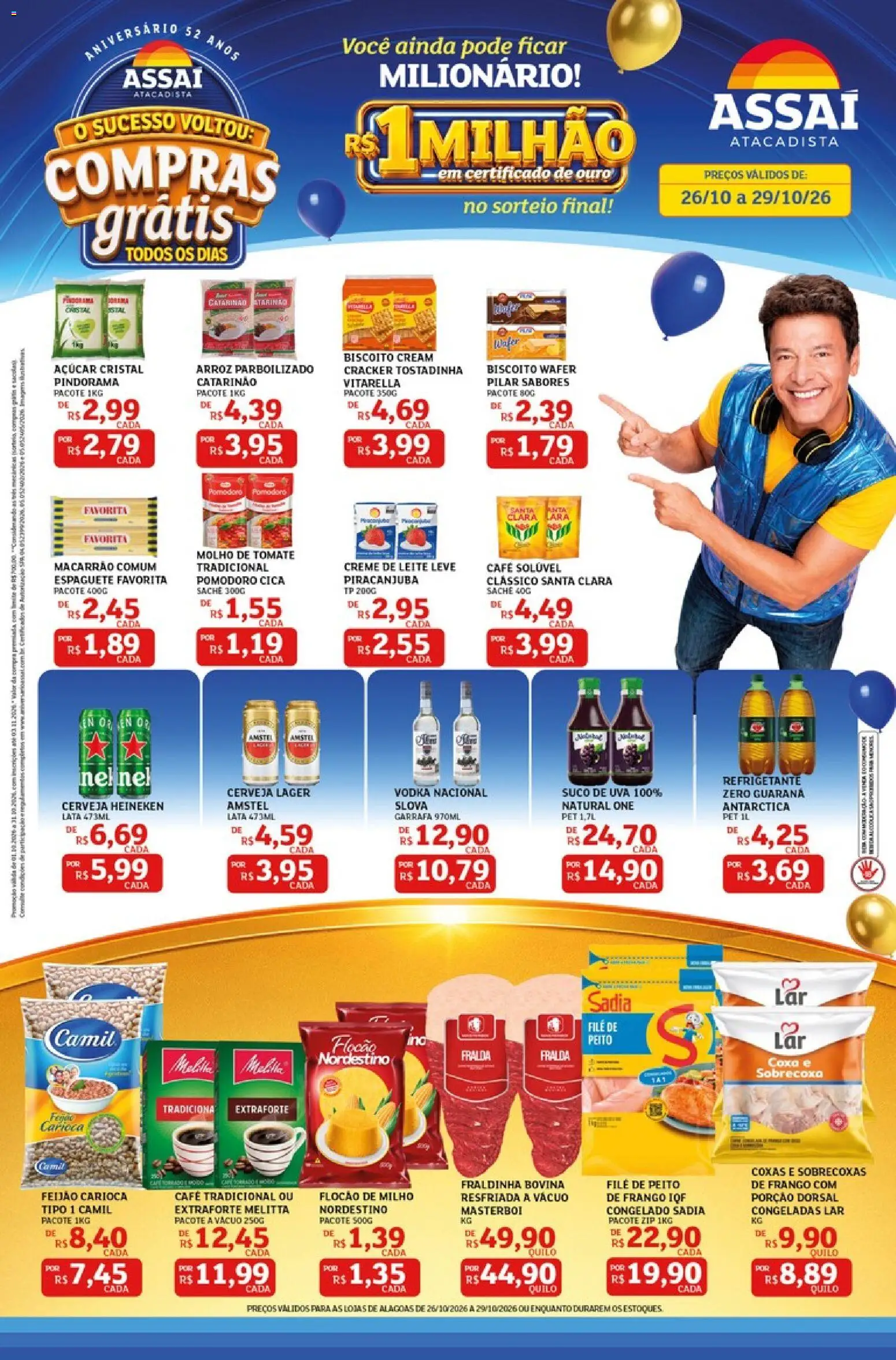 Pré-Visualização do folheto "Assaí Atacadista ofertas - AL" da loja Assaí Atacadista válido a partir de 26/10/2026