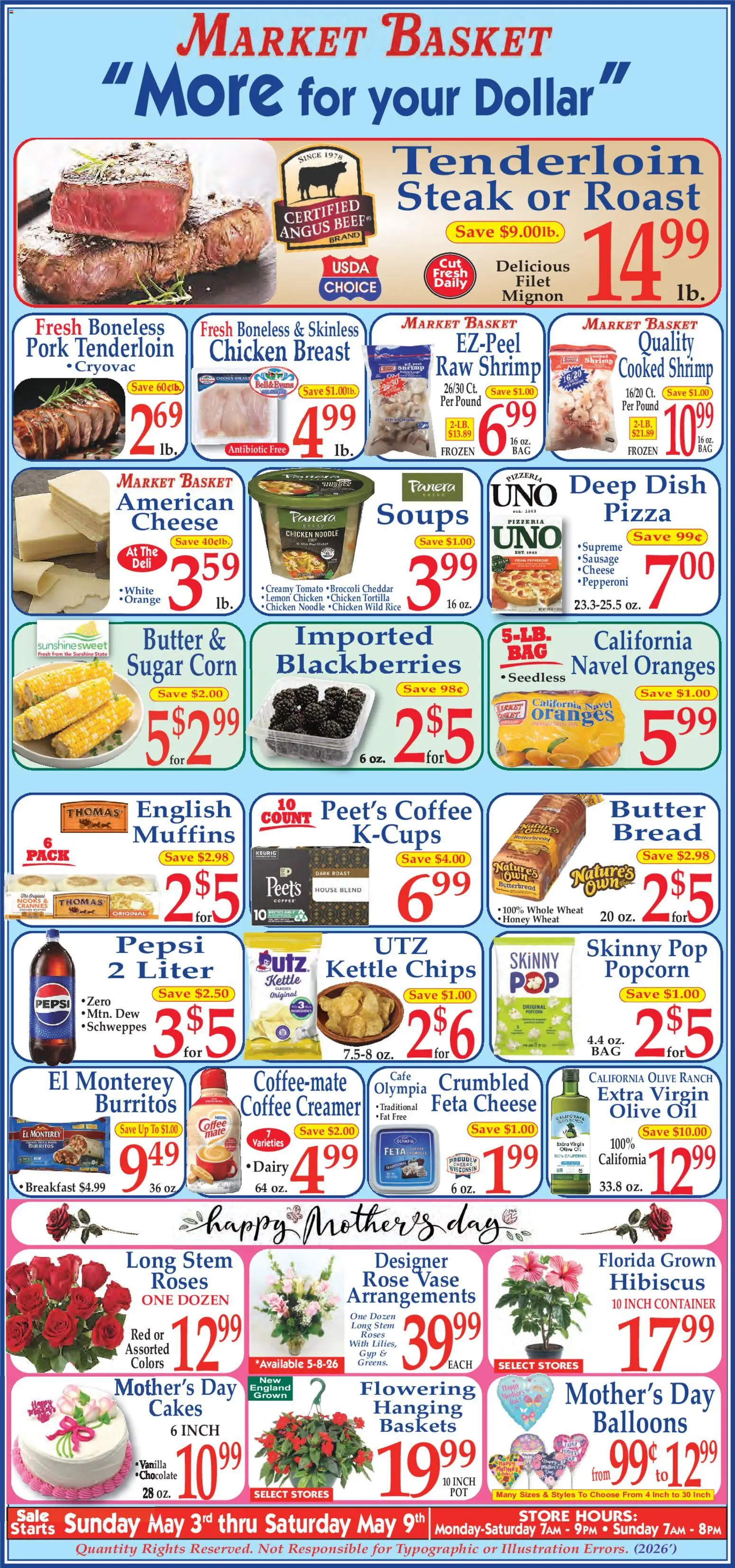 Ad Preview of Market Basket Market Basket Ad from 05/03/2026