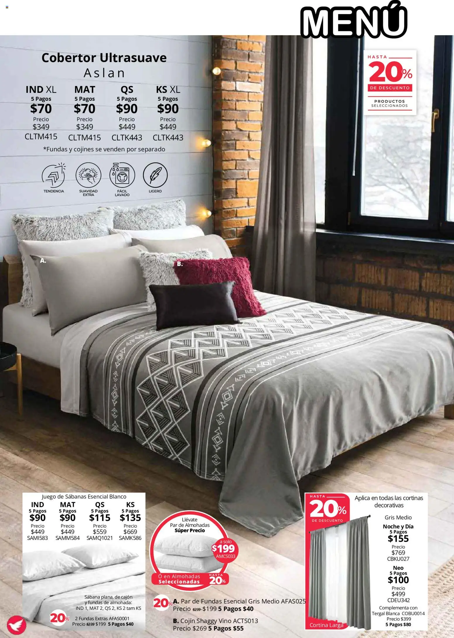 Vista previa las ofertas de la tienda Colchas Concord - Colchas Concord catálogo Colección Cobertor desde el 01/08/2026 