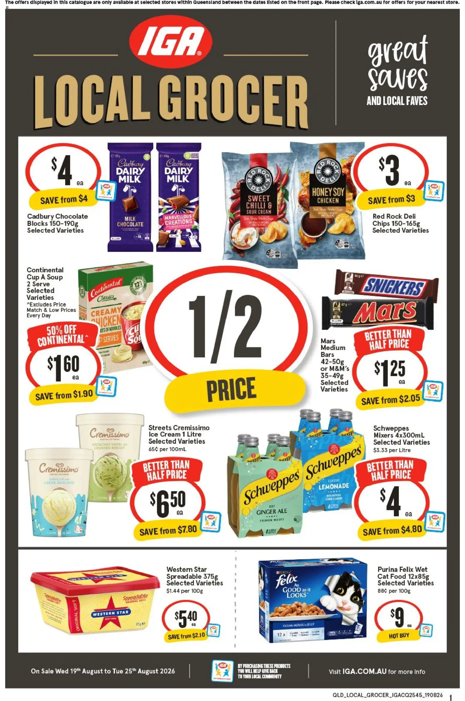 Preview of catalogue IGA Local Grocer QLD from shop IGA valid 19/08/2026