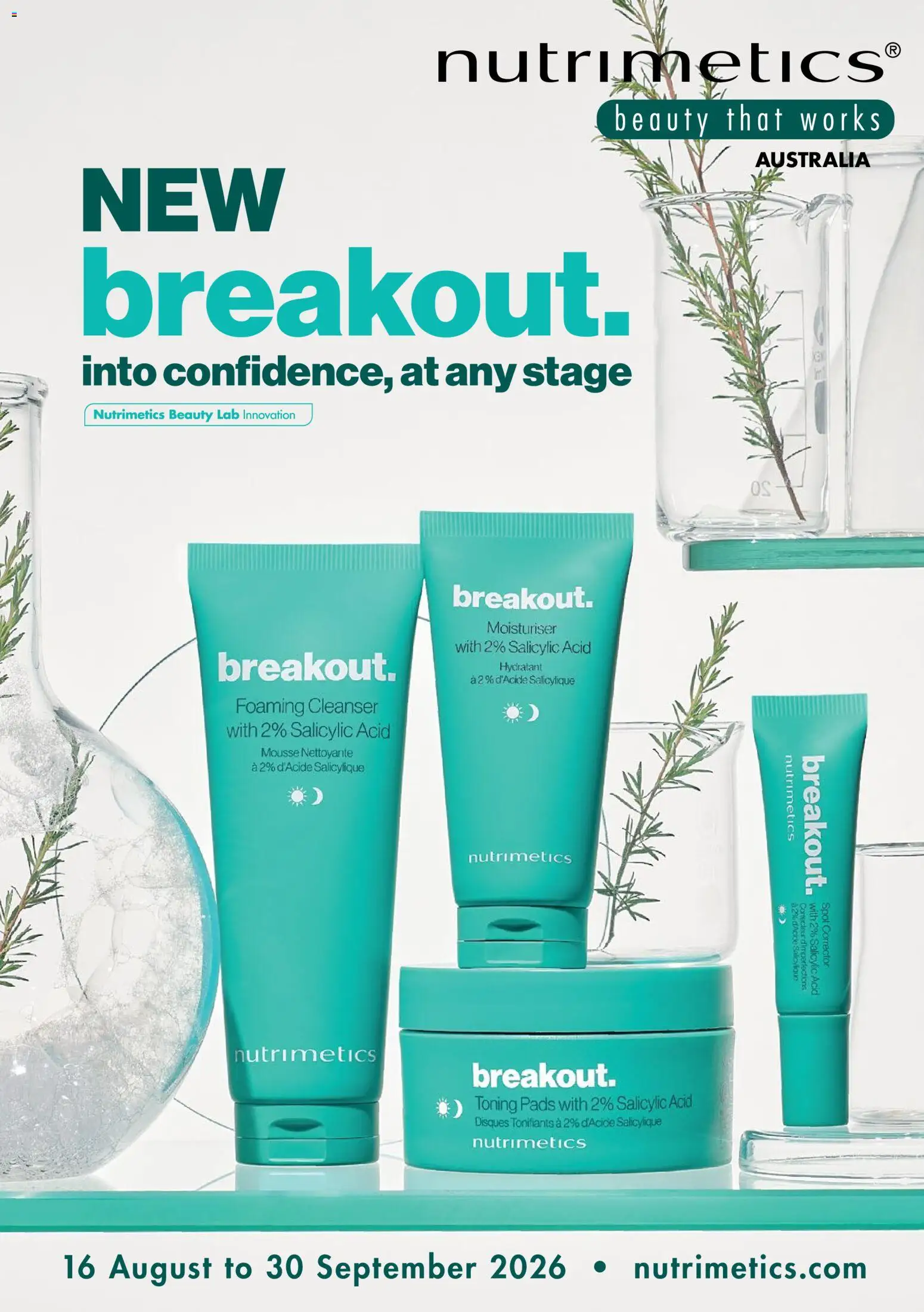 Preview of catalogue Nutrimetics New breakout from shop Nutrimetics valid 16/08/2026