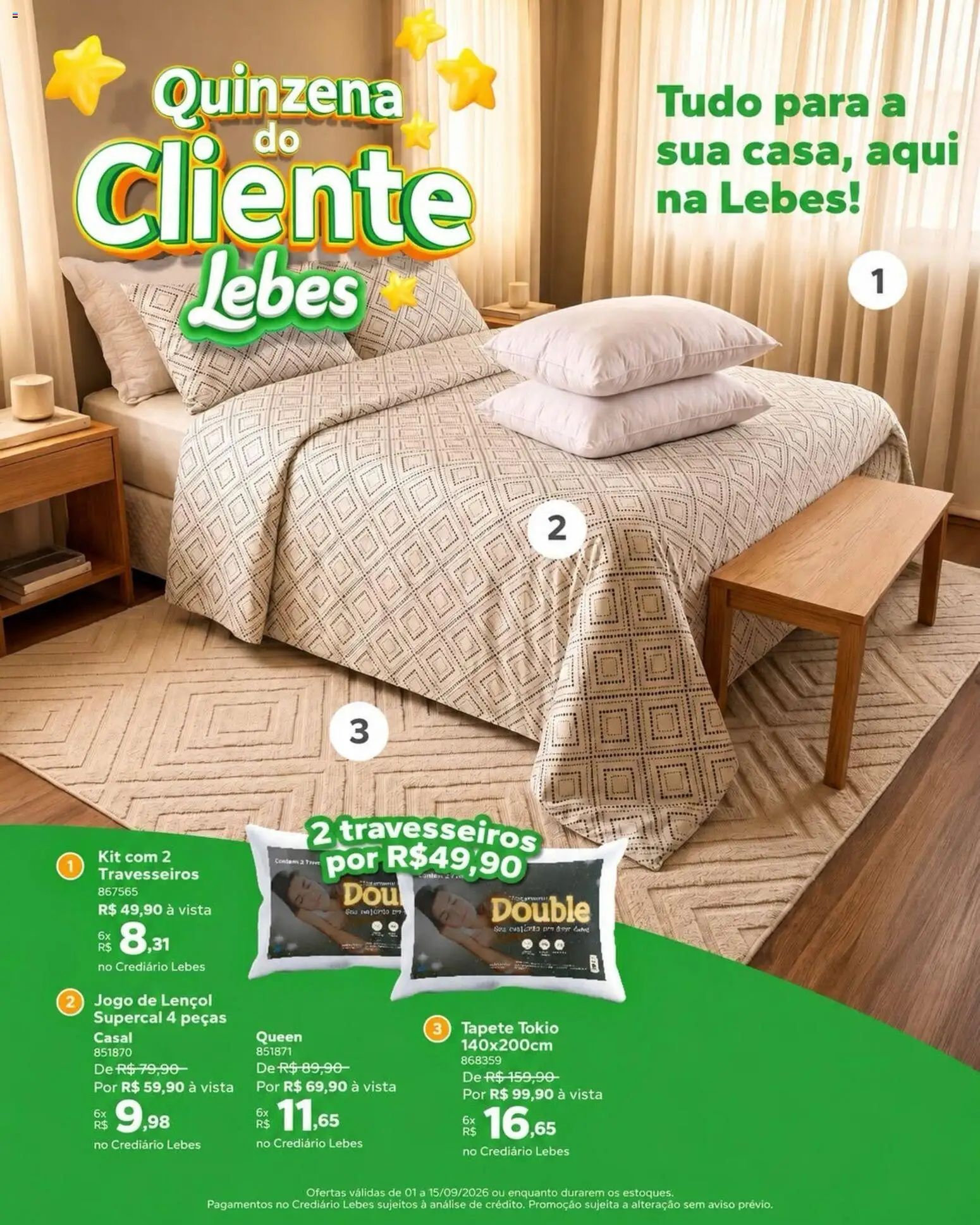 Ofertas Lebes ofertas Quinzena do Cliente até 15/09/2026. - Página 1