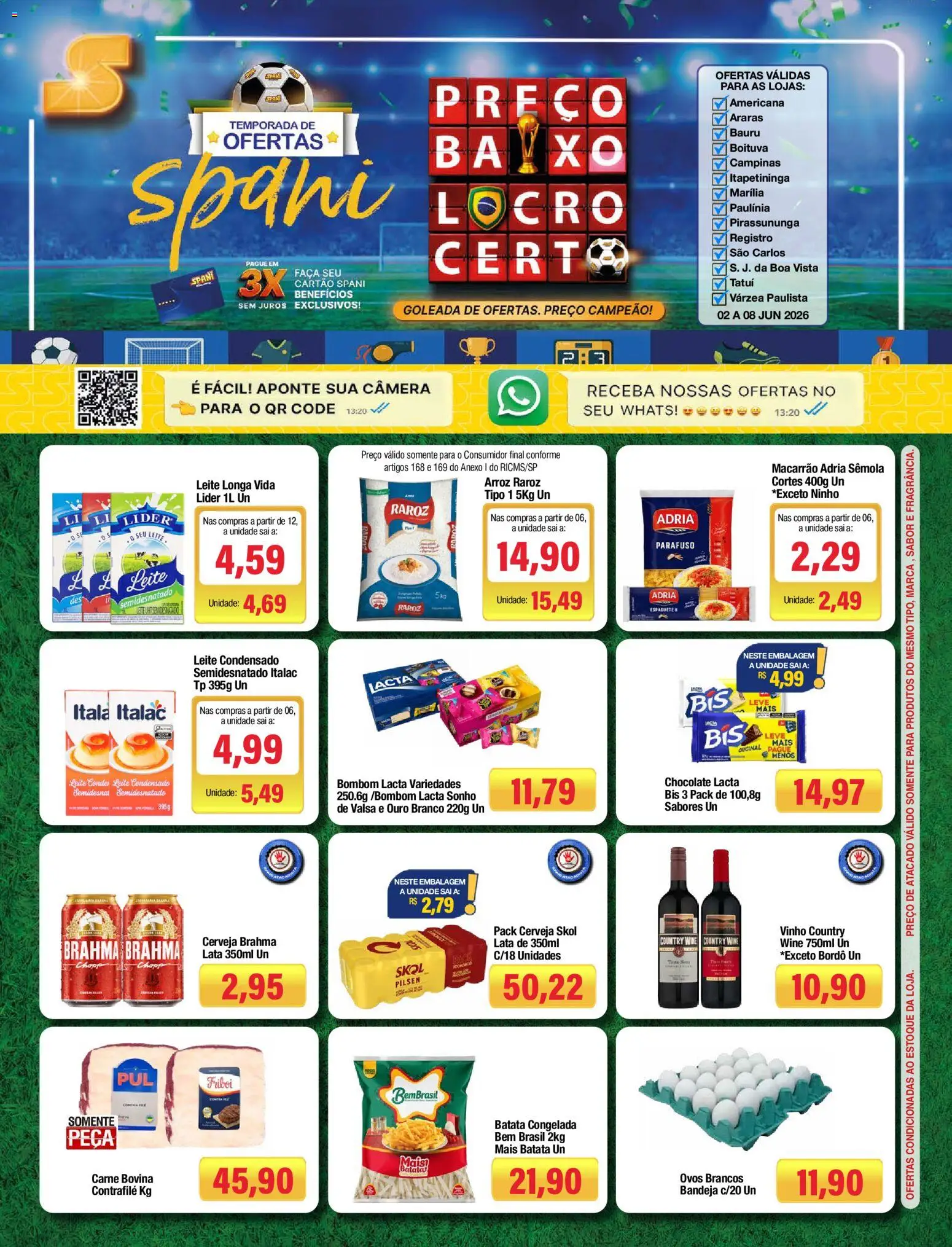 Pré-Visualização do folheto "Spani Atacadista - Ofertas da semana" da loja Spani Atacadista válido a partir de 02/06/2026