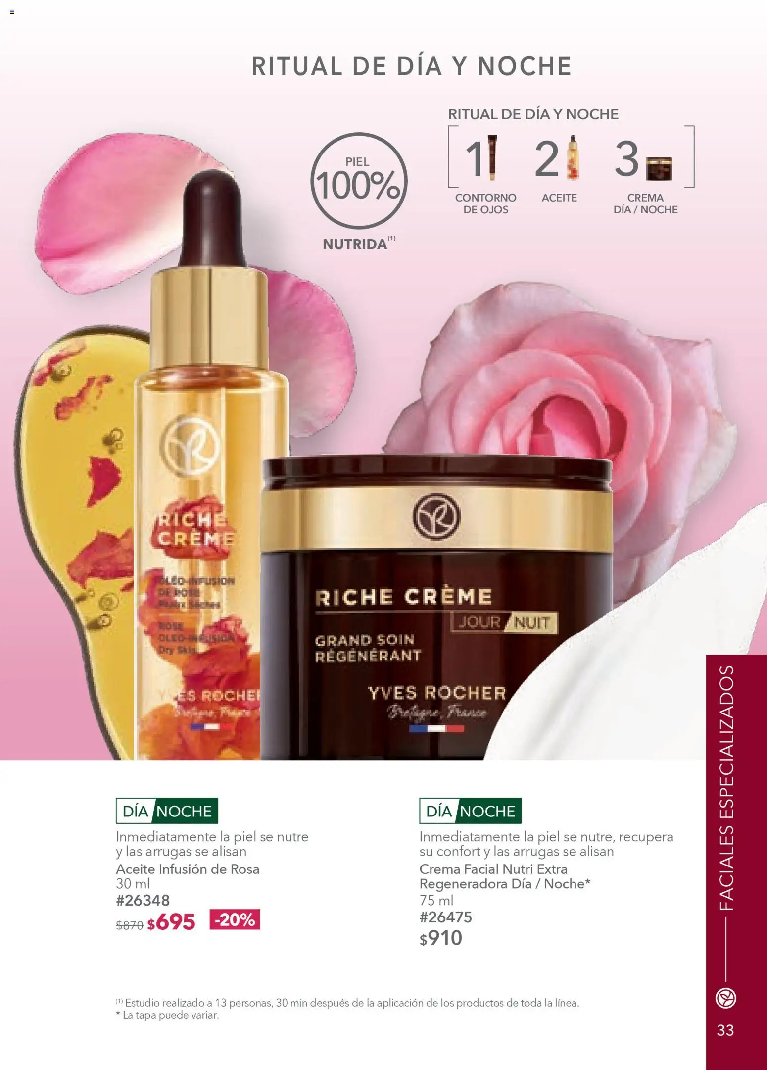 Vista previa las ofertas de la tienda Yves Rocher - Campaña 4 2026 desde el 03/03/2026 - Crema, Aceite, Contorno, Crema facial