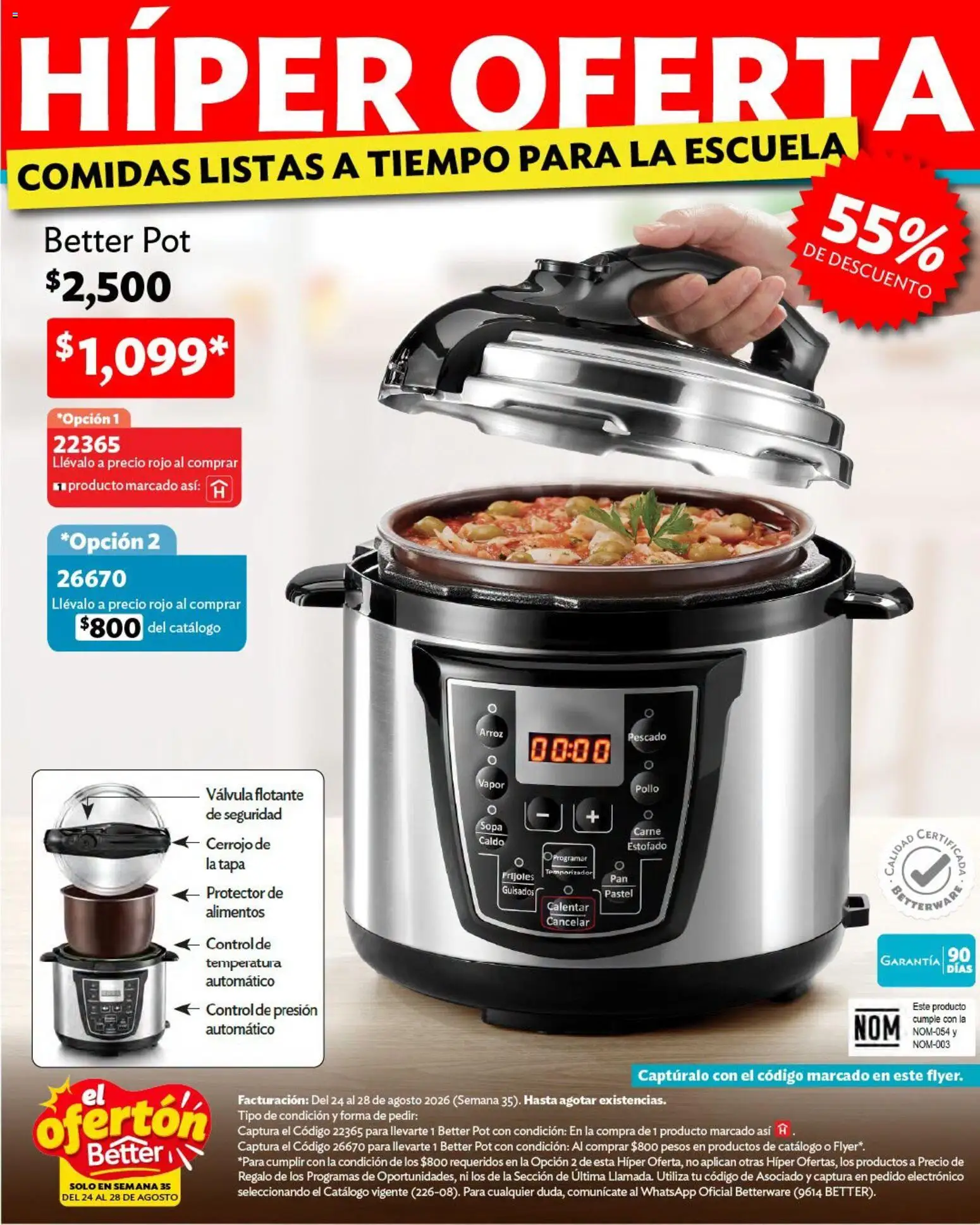 Vista previa las ofertas de la tienda Betterware - Betterware catálogo El Ofertón desde el 24/08/2026 