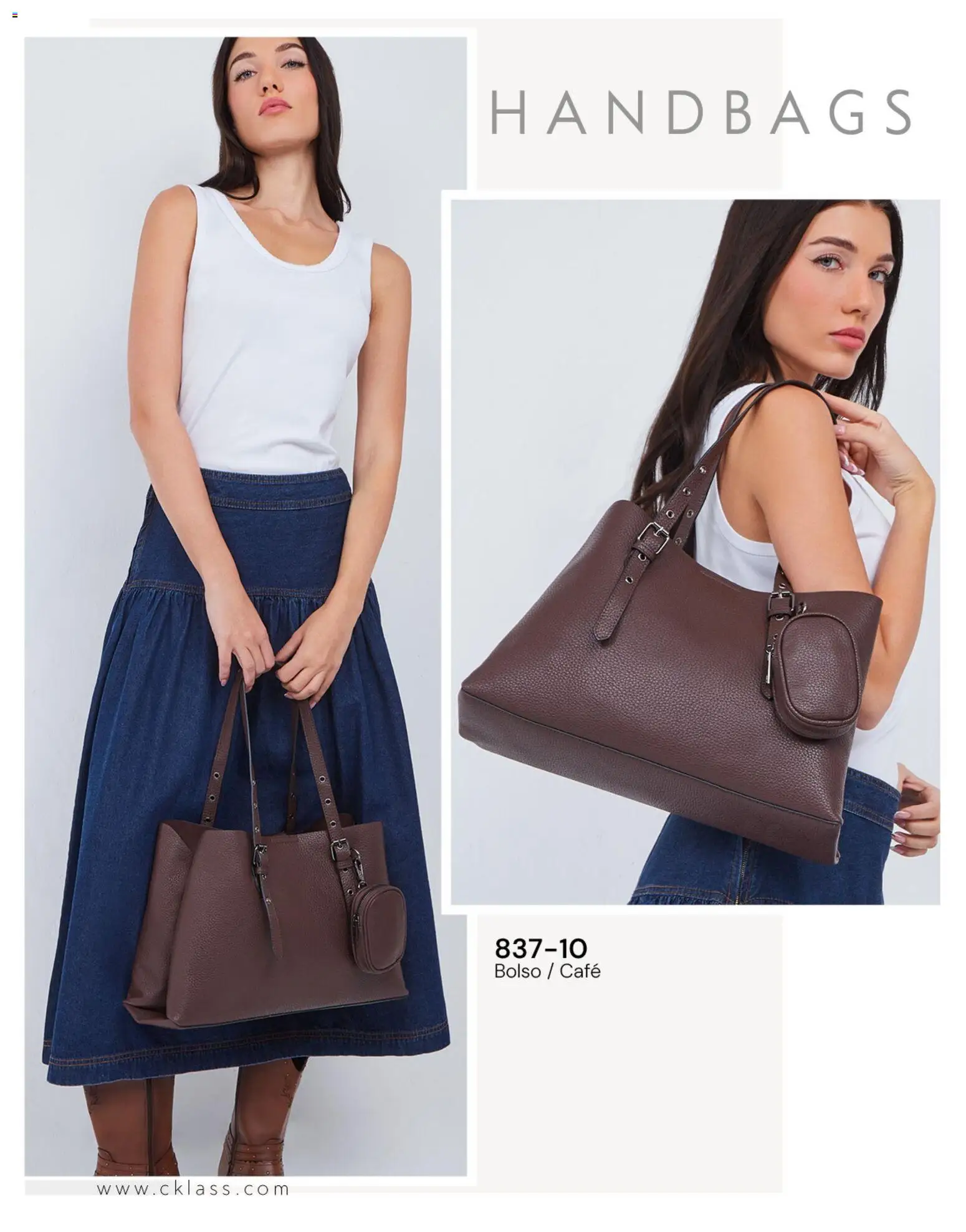 Vista previa las ofertas de la tienda Cklass - Catálogo Dama Calzado desde el 02/01/2026 - Café, Bolso