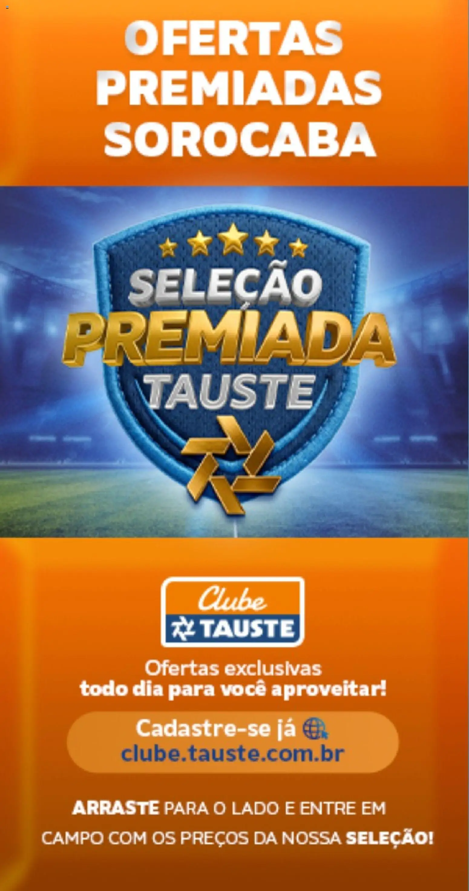 Pré-Visualização do folheto "Tauste ofertas Premiada" da loja Tauste válido a partir de 22/05/2026