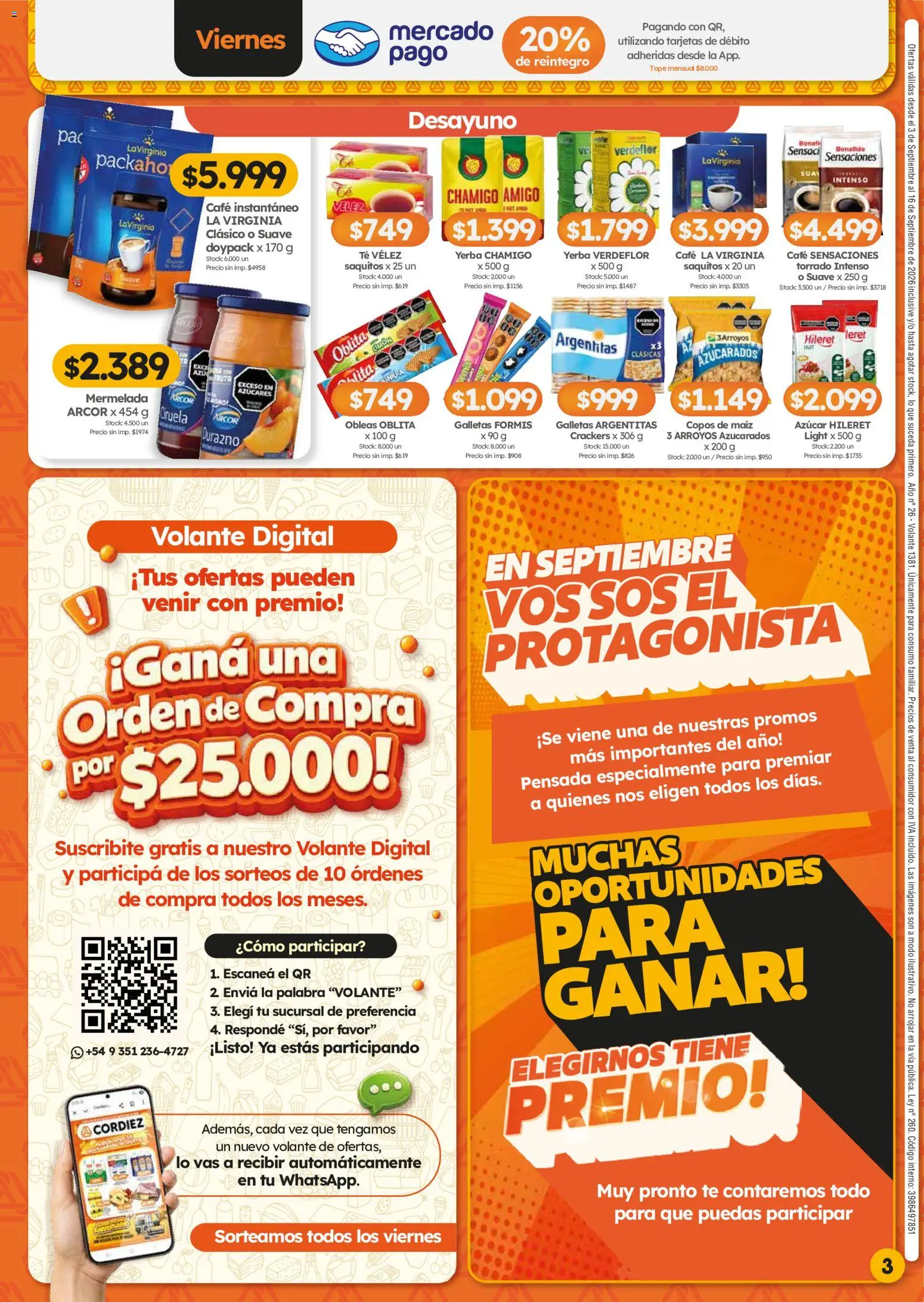 Vista previa del folleto de la tienda Cordiez válido desde el 03/09/2026 