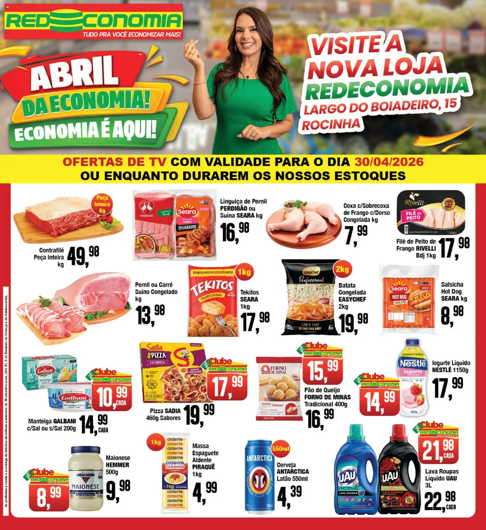 Pré-Visualização do folheto "RedEconomia ofertas" da loja RedEconomia válido a partir de 30/04/2026