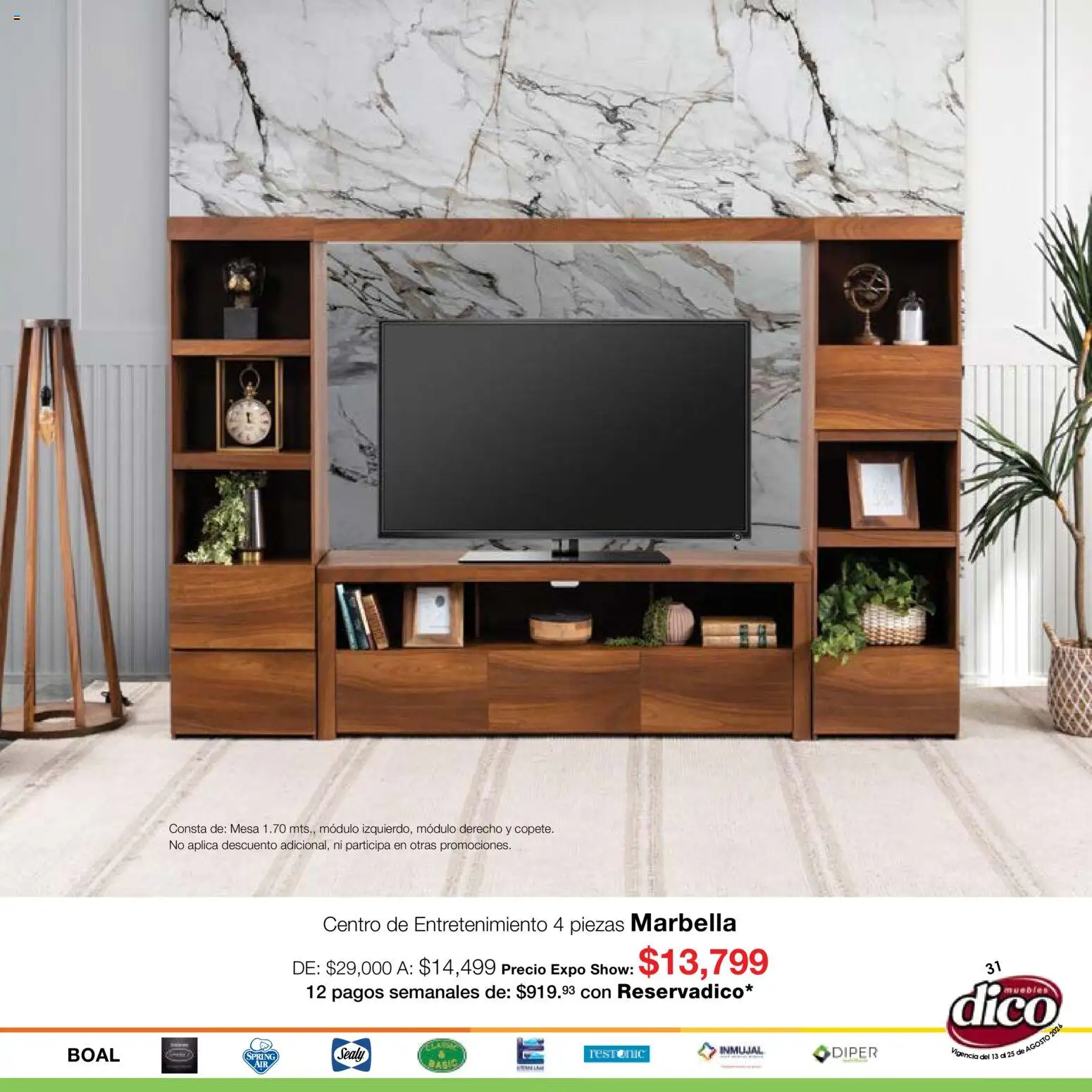Vista previa las ofertas de la tienda Muebles Dico - Muebles Dico catálogo Expo Show desde el 13/08/2026 