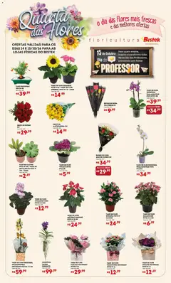 Pré-Visualização do folheto "Bistek Supermercados ofertas Quarta das Flores" da loja Bistek Supermercados válido a partir de 14/10/2026