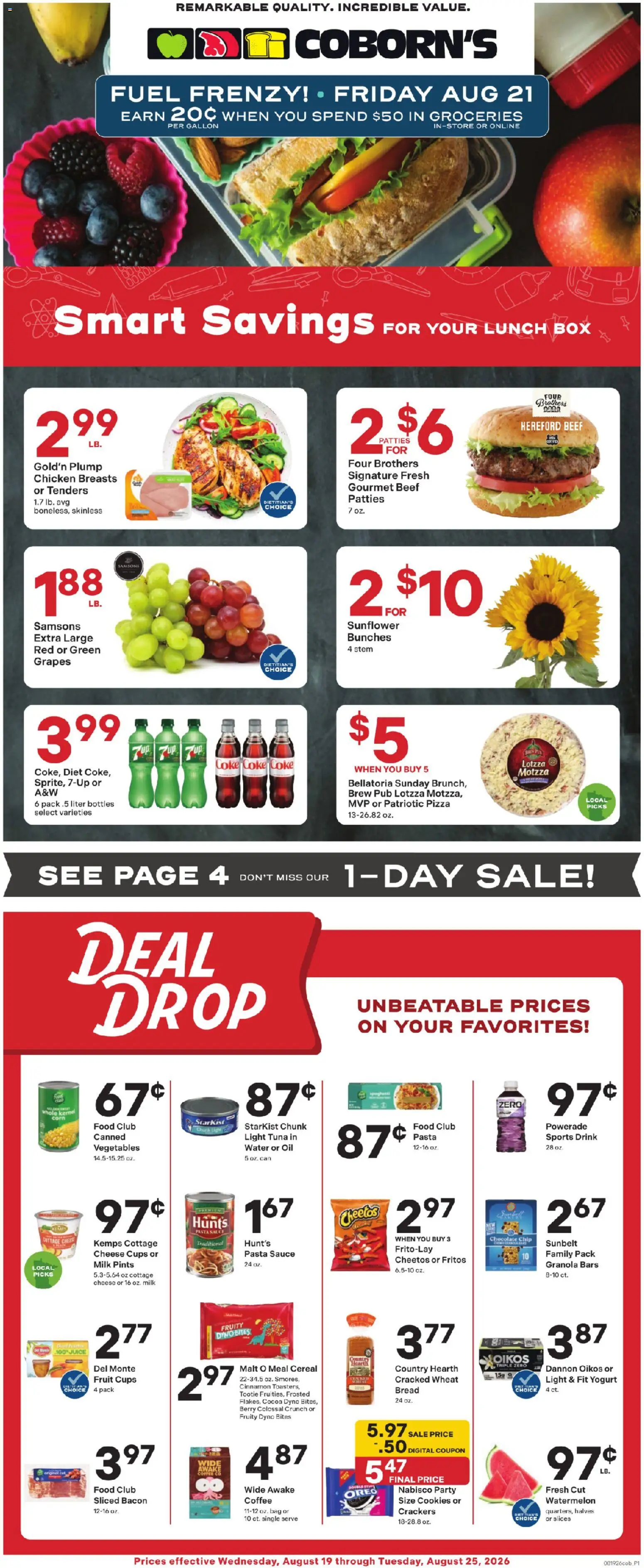 Ad Preview of Coborn's Coborn's Weekly Ad from 08/19/2026