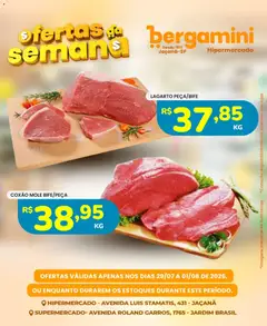 Pré-Visualização do folheto "Supermercado Bergamini - Ofertas da semana" da loja Supermercado Bergamini válido a partir de 29/07/2026