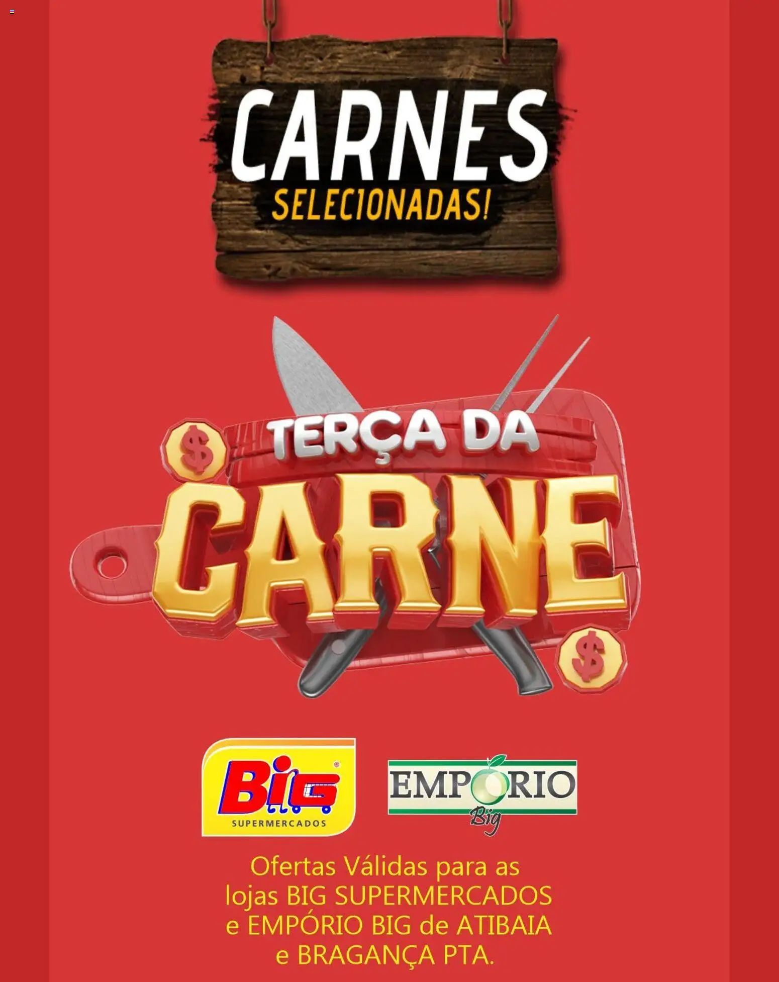 Pré-Visualização do folheto "Big Supermercados ofertas do Dia" da loja Big Supermercados válido a partir de 22/09/2026