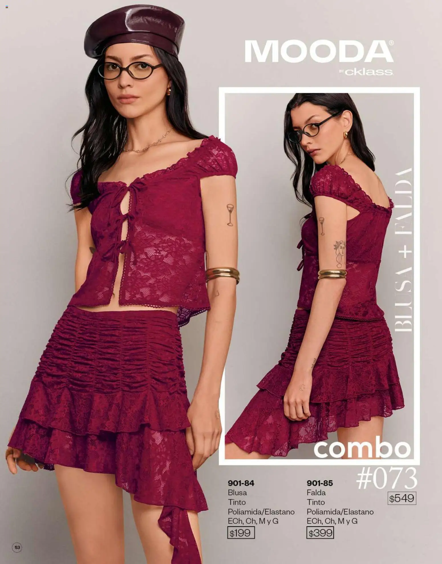 Vista previa las ofertas de la tienda Cklass - Cklass catálogo Verano Mooda desde el 05/03/2026 - Blusa, Falda