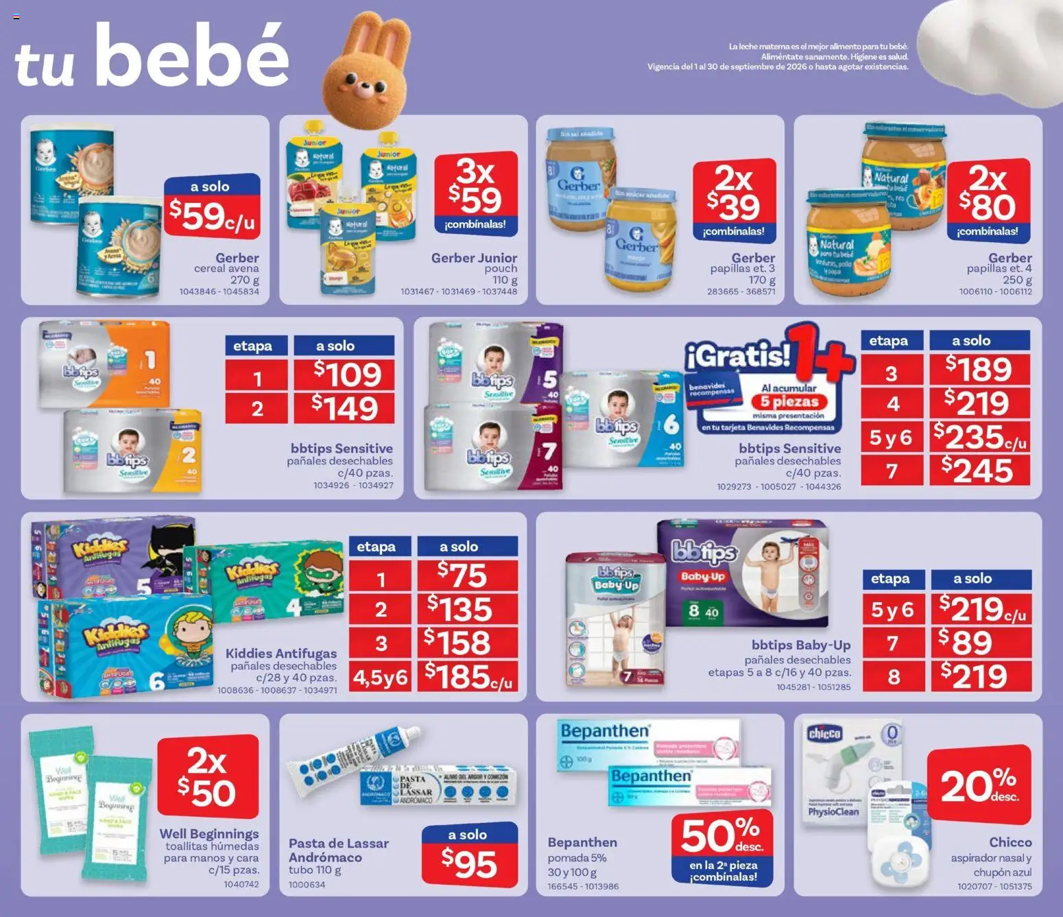 Vista previa las ofertas de la tienda Farmacia Benavides - Farmacia Benavides catálogo desde el 01/09/2026 