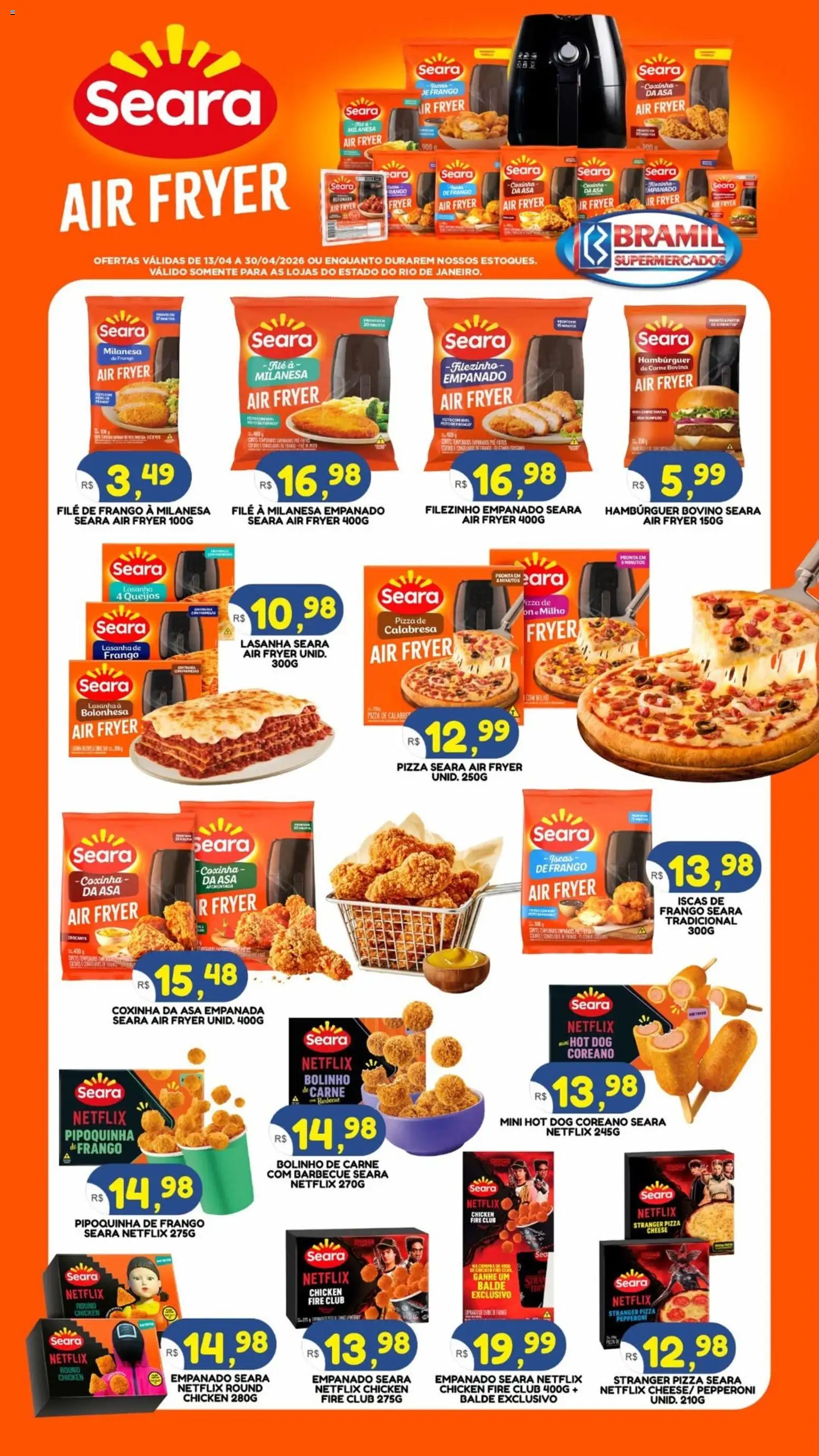 Bramil Supermercados Bramil Supermercados ofertas Seara Air Fryer (de ...