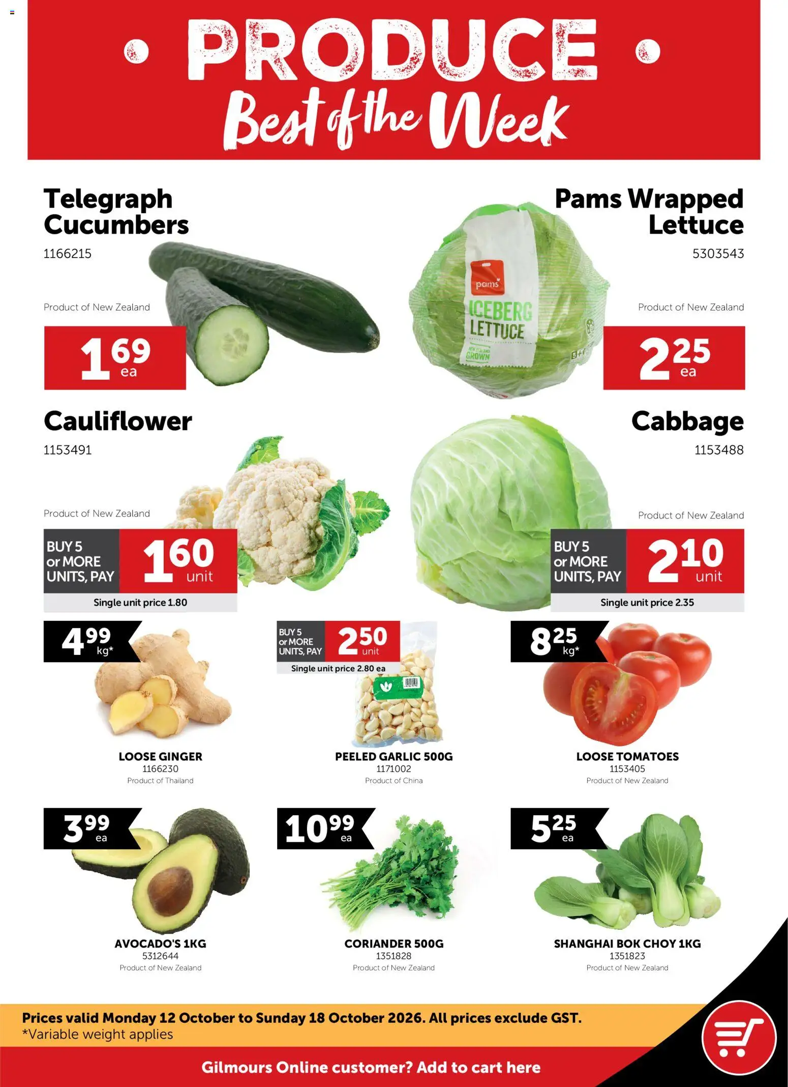 Preview of catalogue Gilmours catalogue from shop Gilmours valid 12 Oct 2026