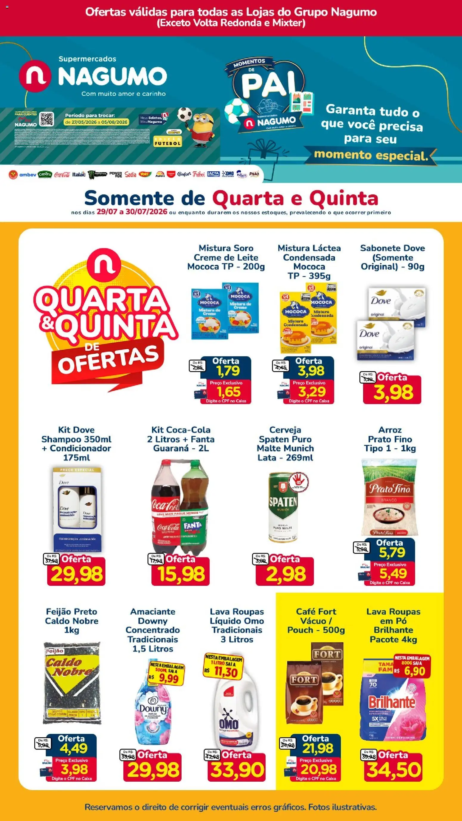 Pré-Visualização do folheto "Nagumo ofertas Quarta e Quinta" da loja Nagumo válido a partir de 29/07/2026