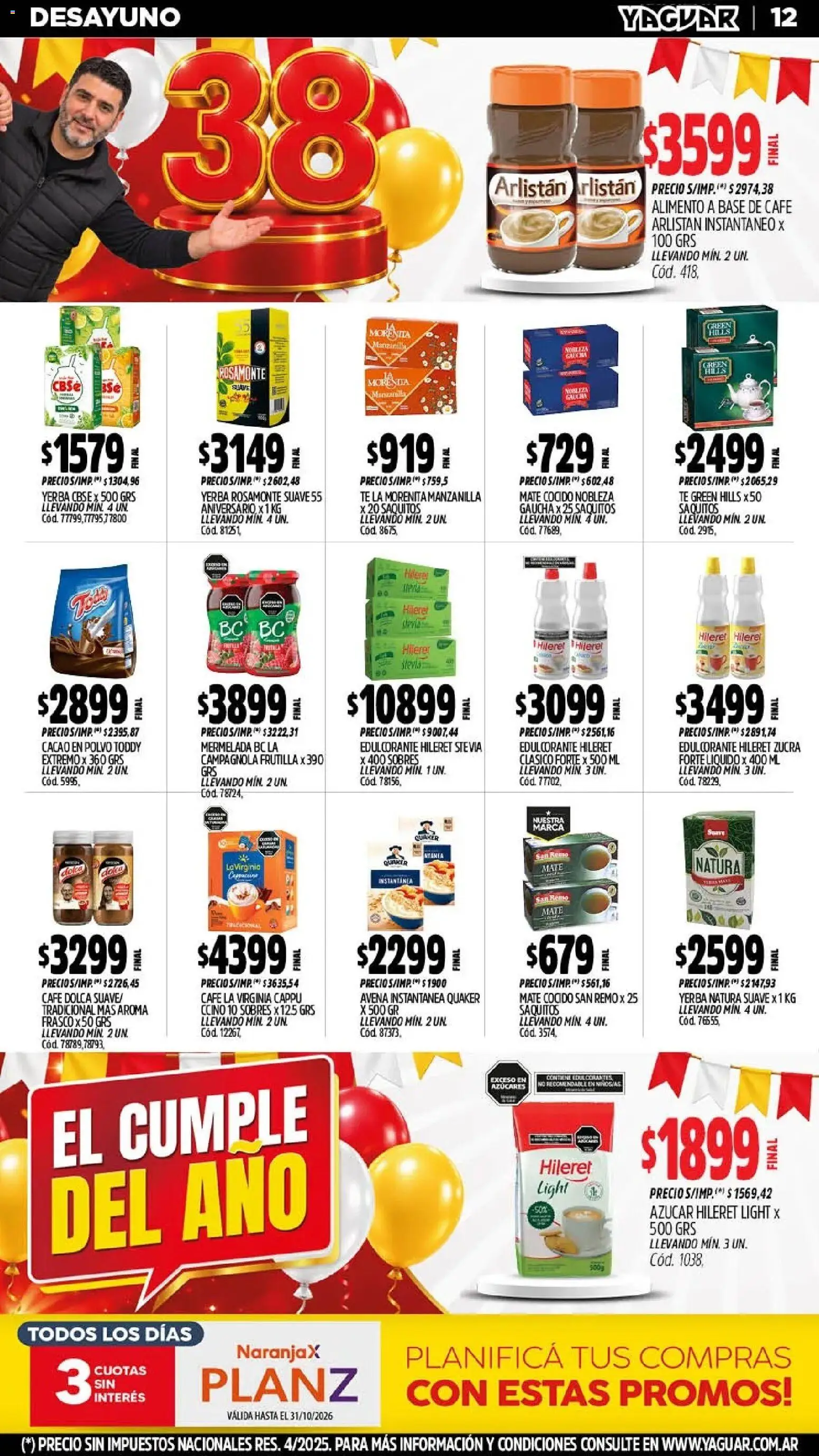 Vista previa del folleto de la tienda Yaguar válido desde el 05/10/2026 