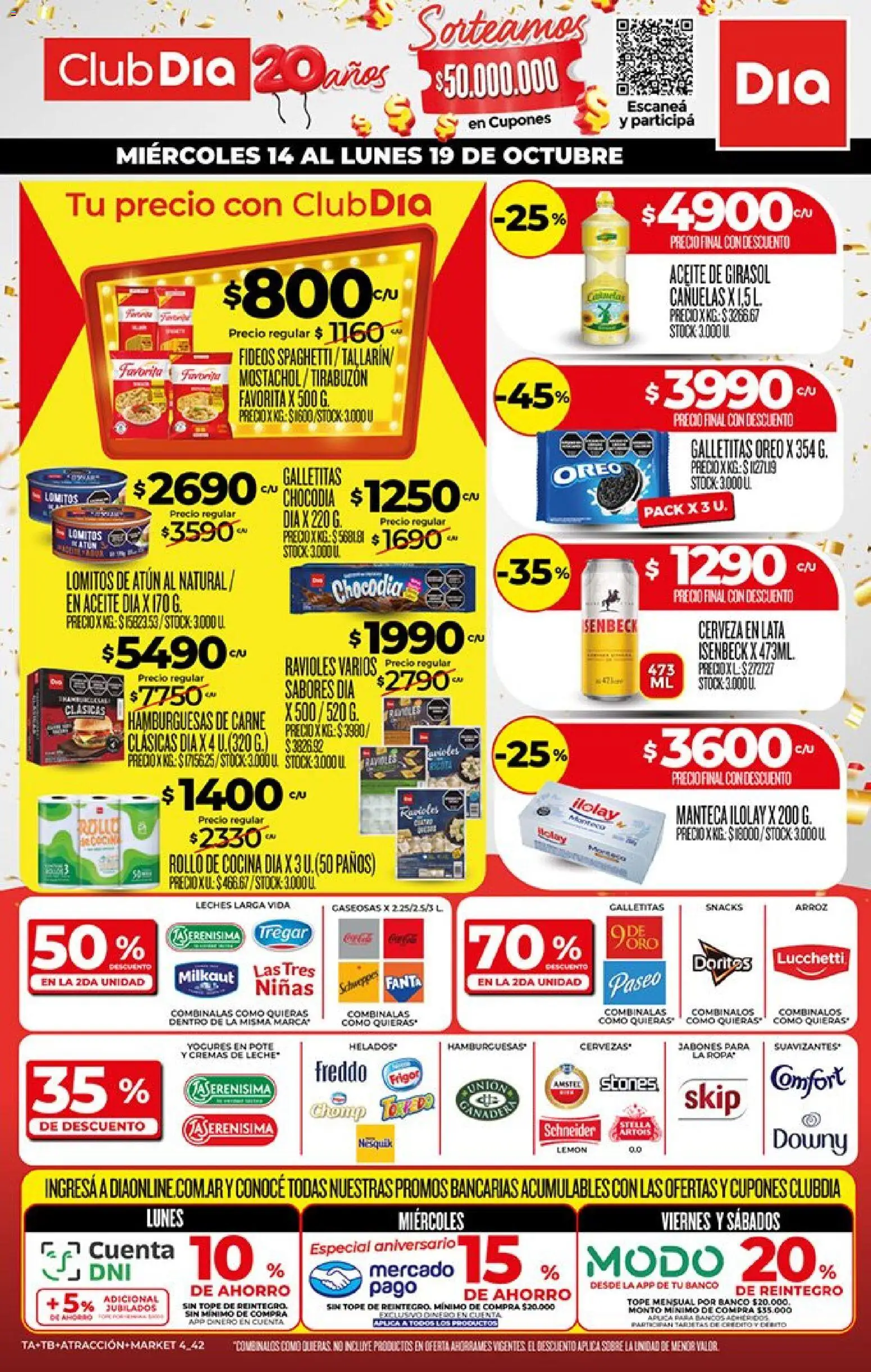 Vista previa del folleto de la tienda Dia válido desde el 14/10/2026 