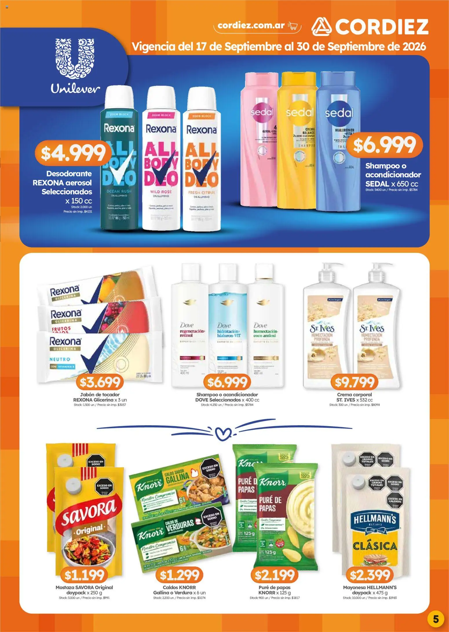 Vista previa del folleto de la tienda Cordiez válido desde el 17/09/2026 