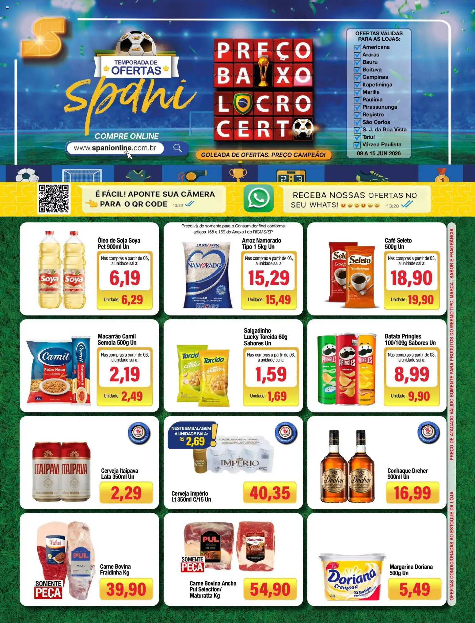 Pré-Visualização do folheto "Spani Atacadista - Ofertas da semana" da loja Spani Atacadista válido a partir de 09/06/2026