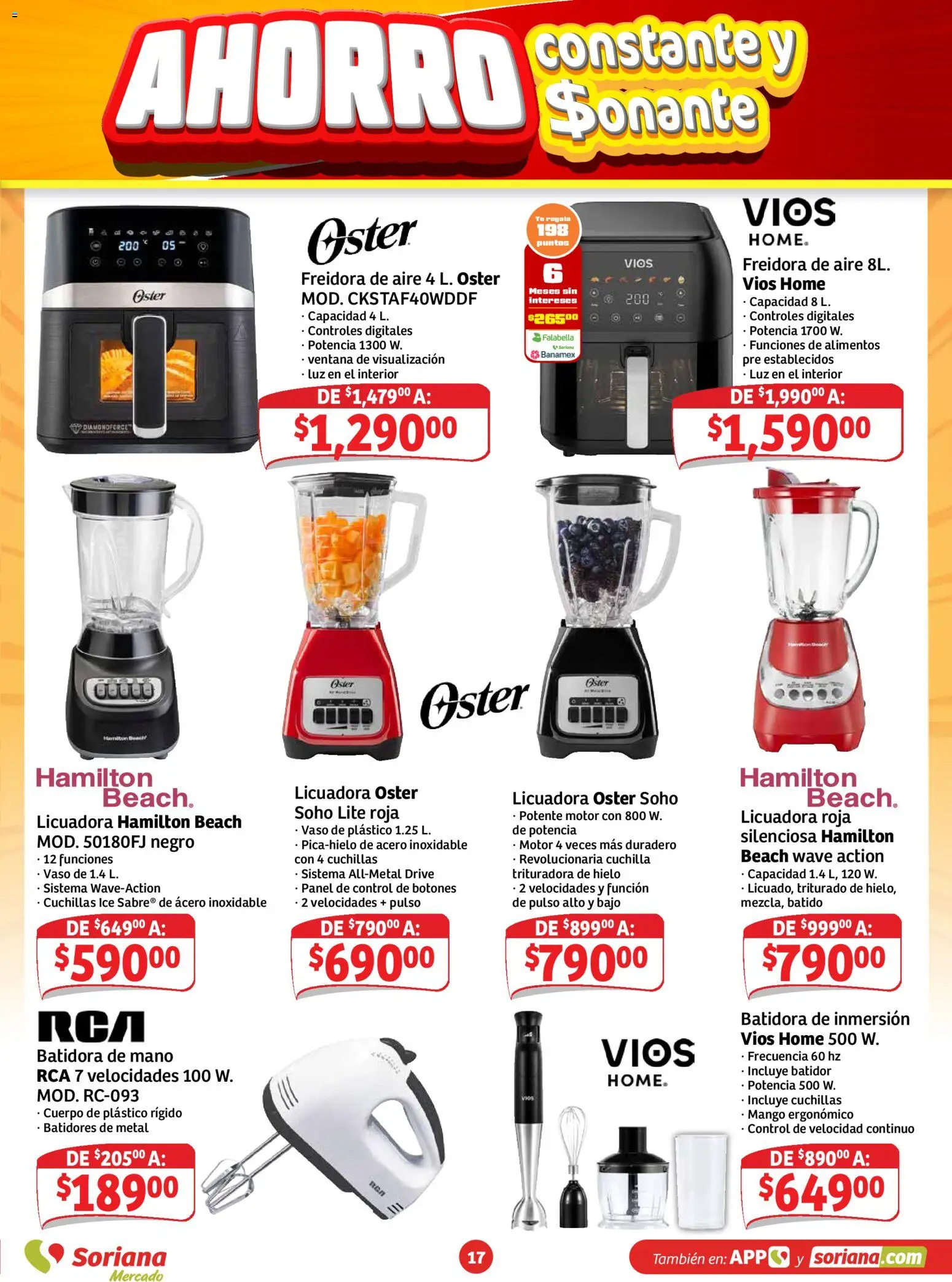 Vista previa las ofertas de la tienda Soriana - Soriana folleto Ahorro constante y sonante desde el 23/10/2026 