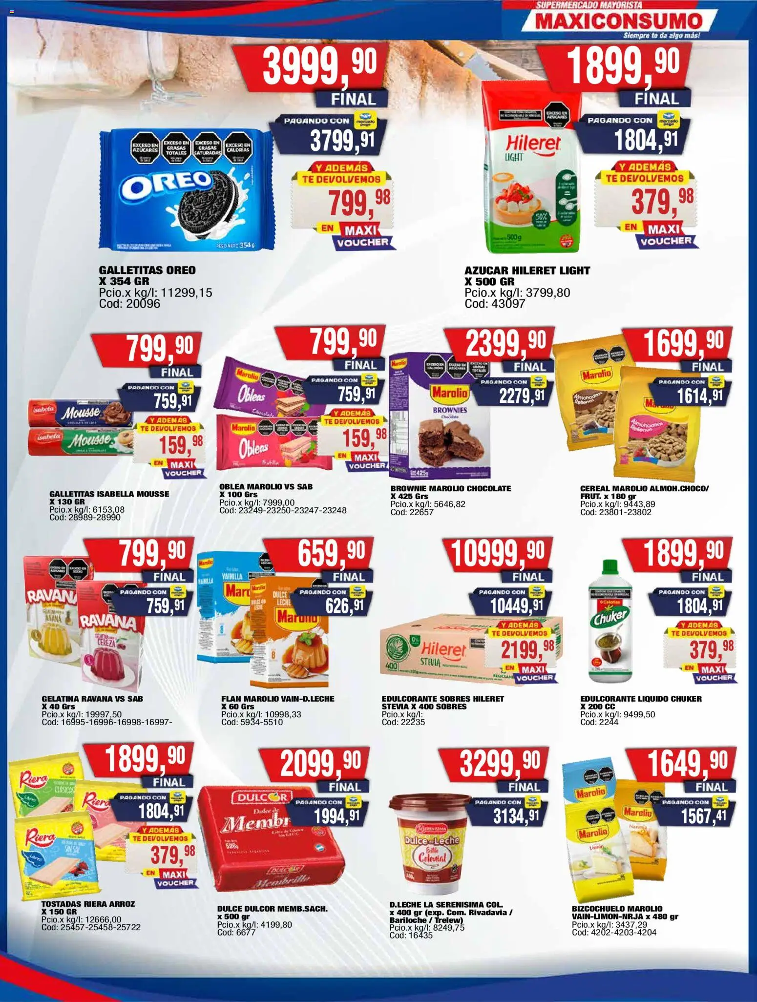 Vista previa del folleto de la tienda Maxiconsumo válido desde el 05/10/2026 