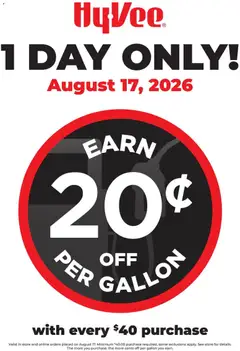 Ad Preview of HyVee HyVee Special Sales from 08/17/2026