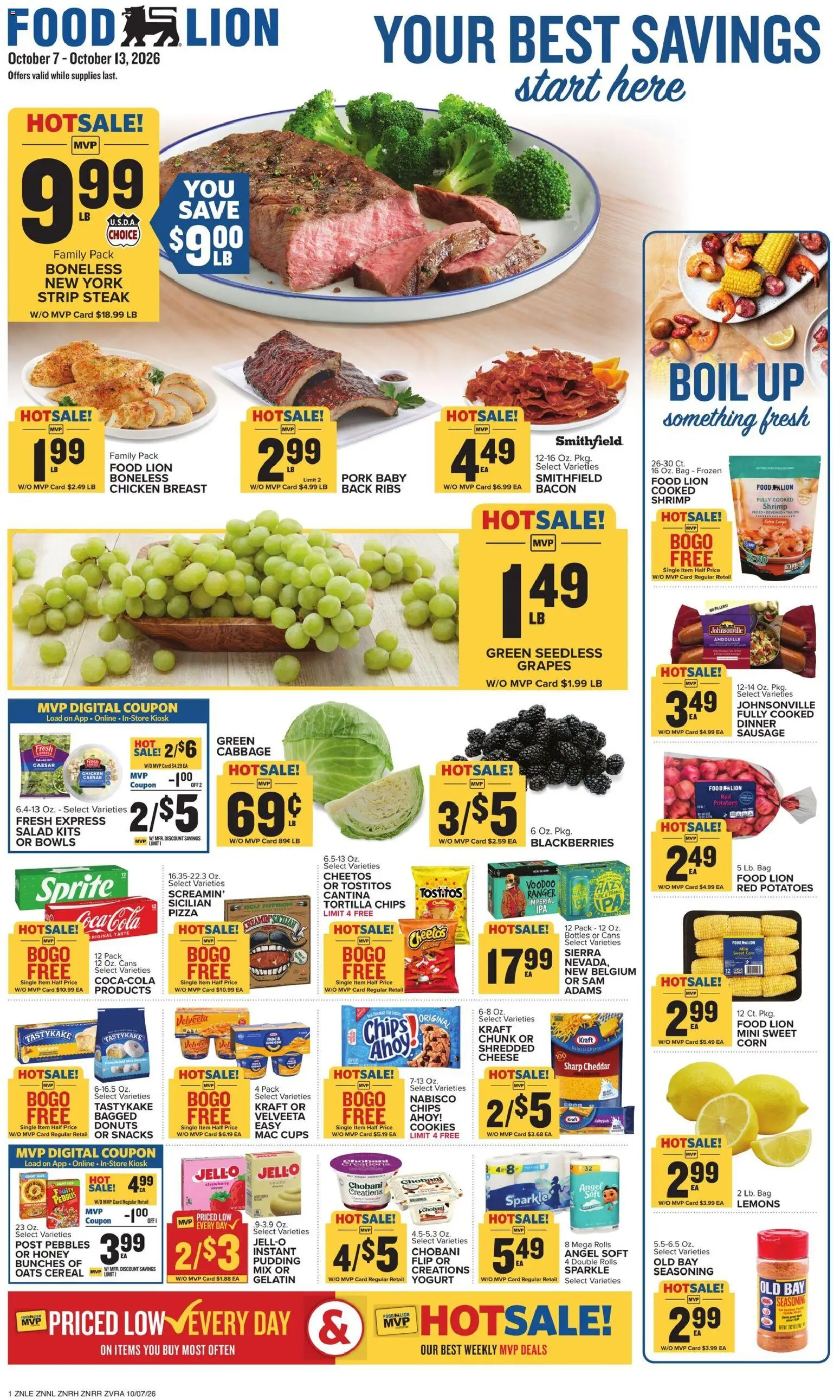 Ad Preview of Food Lion Food Lion Weekly Ad from 10/07/2026