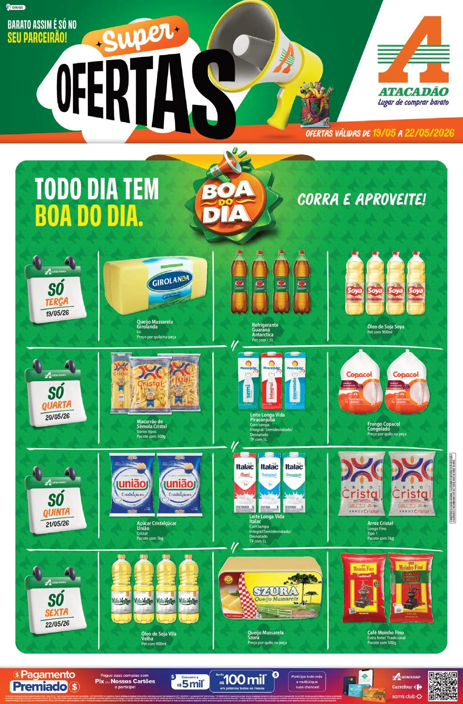 Pré-Visualização do folheto "Atacadão ofertas - GO" da loja Atacadão válido a partir de 19/05/2026
