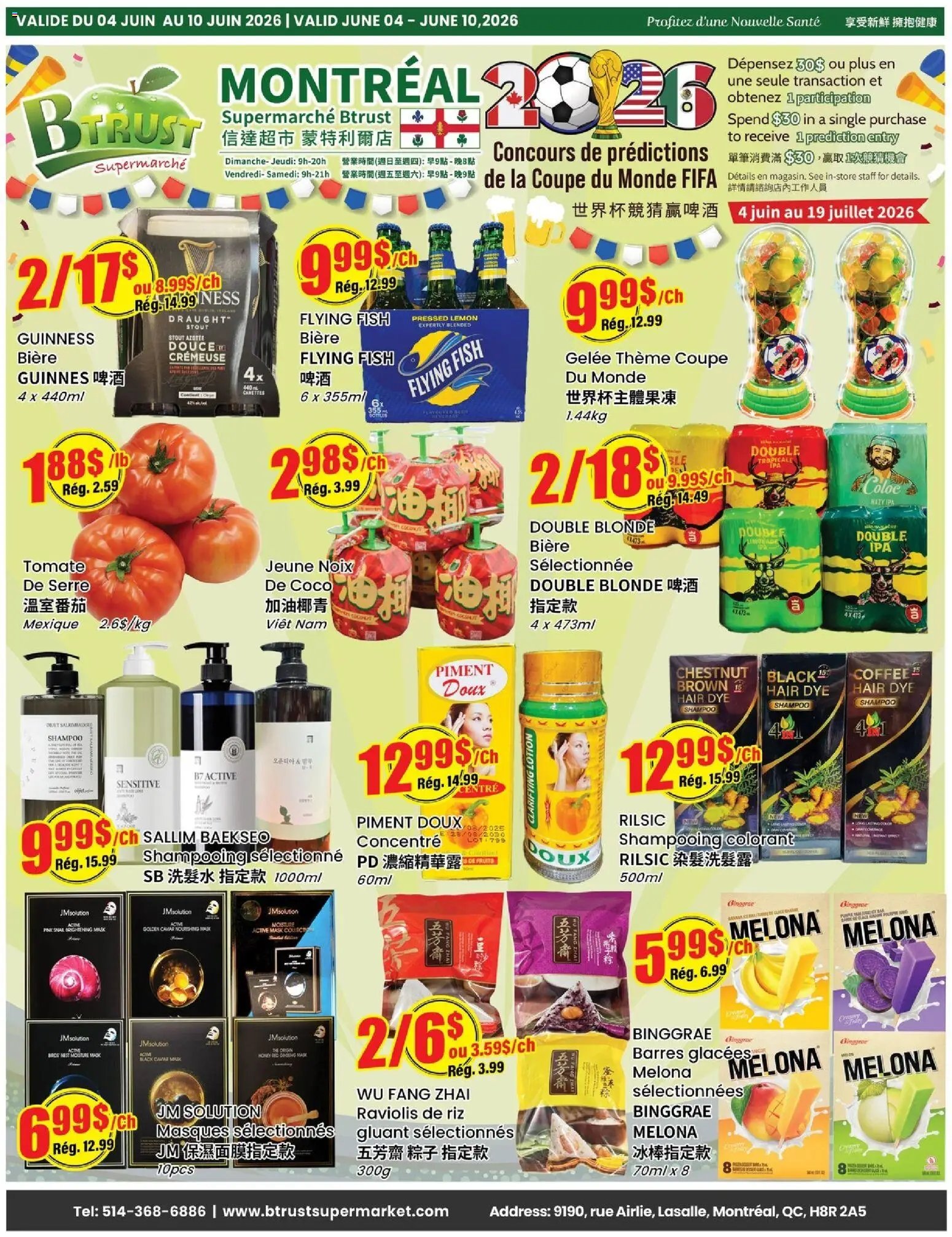 Preview of leaflet Btrust Supermarket weekly flyer / circulaire from shop Btrust Supermarket is valid from Jun 04, 2026