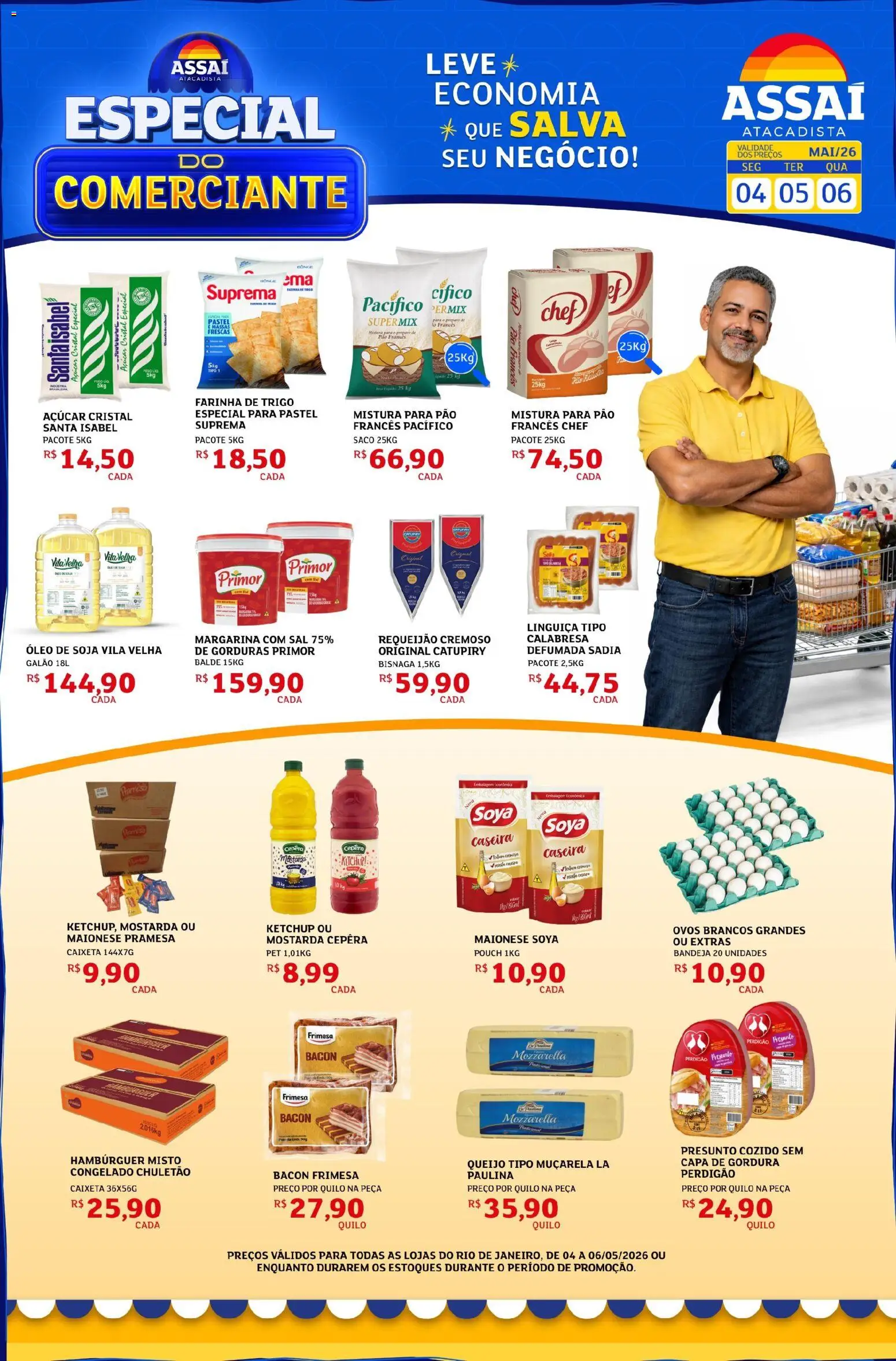 Pré-Visualização do folheto "Assaí Atacadista ofertas - RJ" da loja Assaí Atacadista válido a partir de 04/05/2026