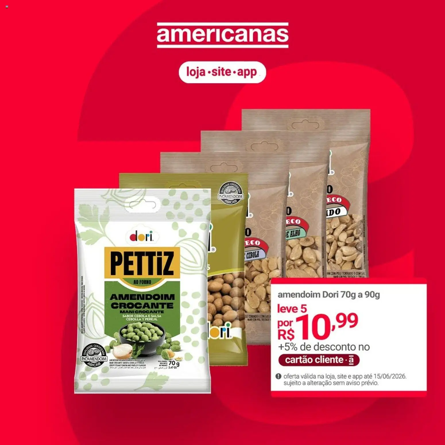 Pré-Visualização do folheto "Lojas Americanas - Ofertas atuais" da loja Lojas Americanas válido a partir de 15/06/2026