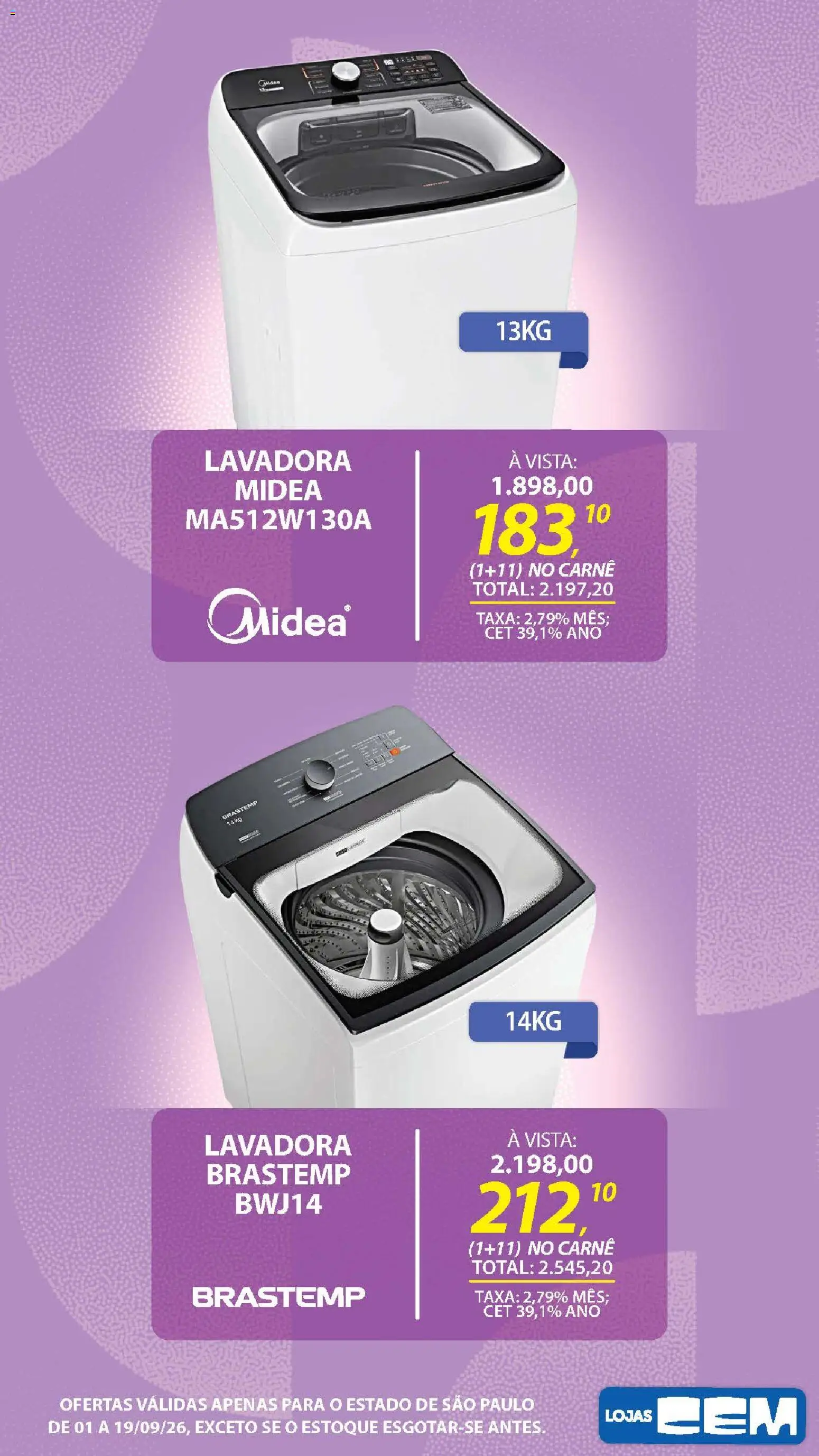 Ofertas Lojas Cem até 19/09/2026. - Página 40