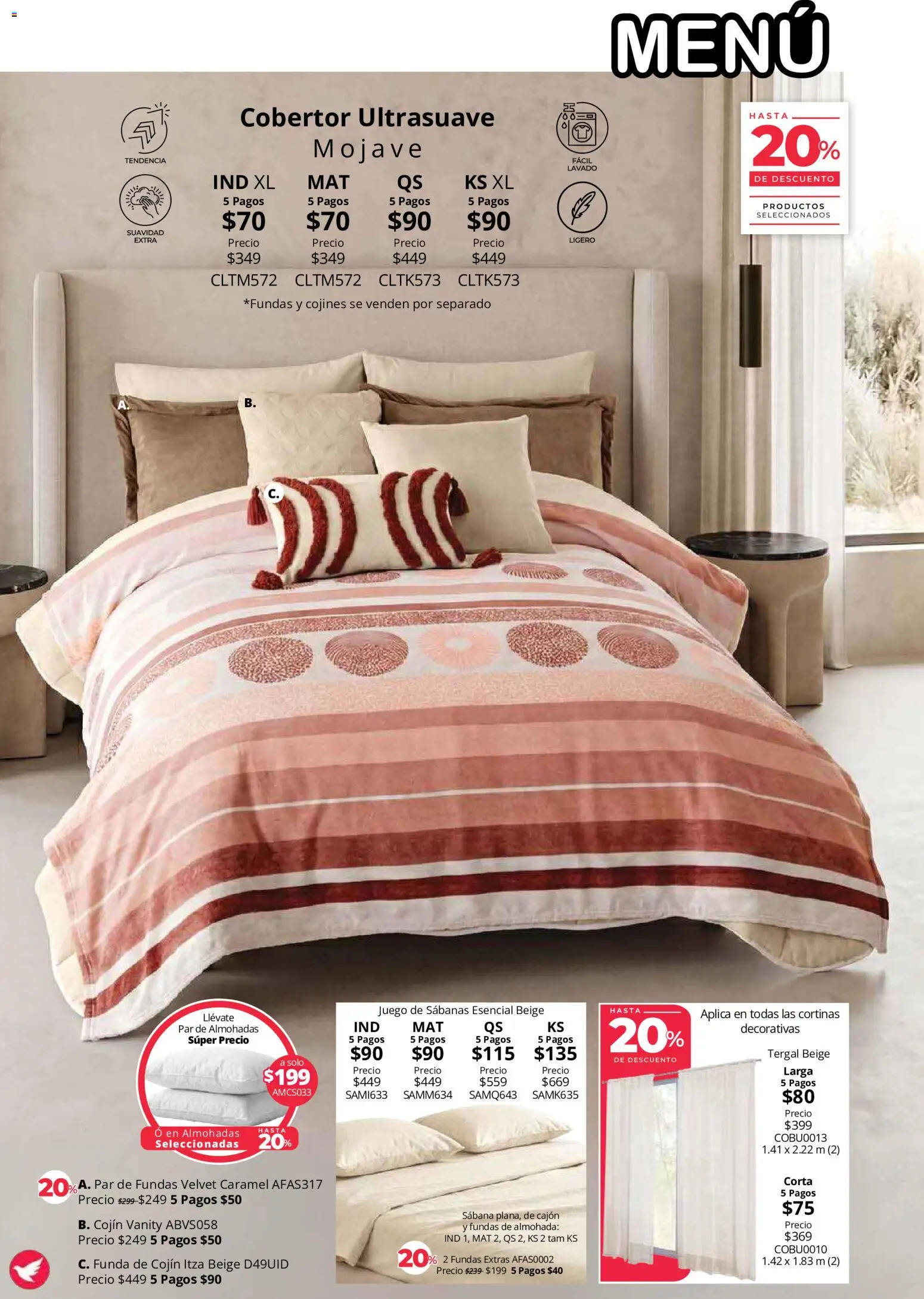 Vista previa las ofertas de la tienda Colchas Concord - Colchas Concord catálogo Colección Cobertor desde el 01/08/2026 