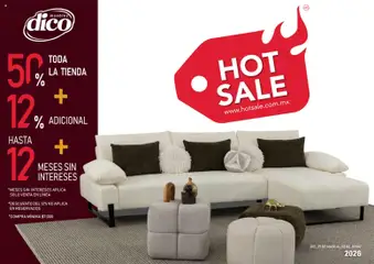 Vista previa las ofertas de la tienda Muebles Dico - Muebles Dico Hot Sale desde el 25/05/2026 