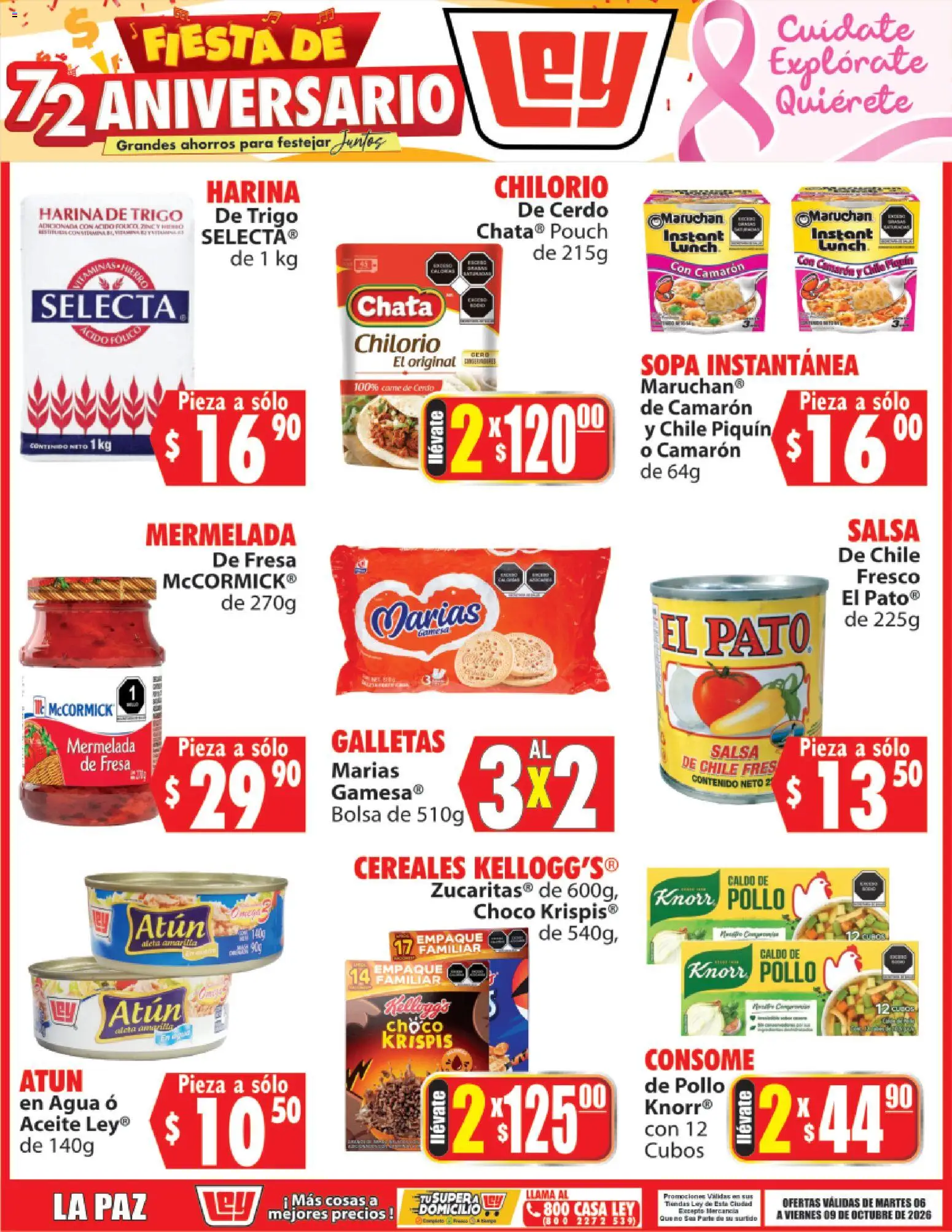 Vista previa las ofertas de la tienda Casa Ley - Casa Ley folleto Autoservicio La Paz desde el 06/10/2026 