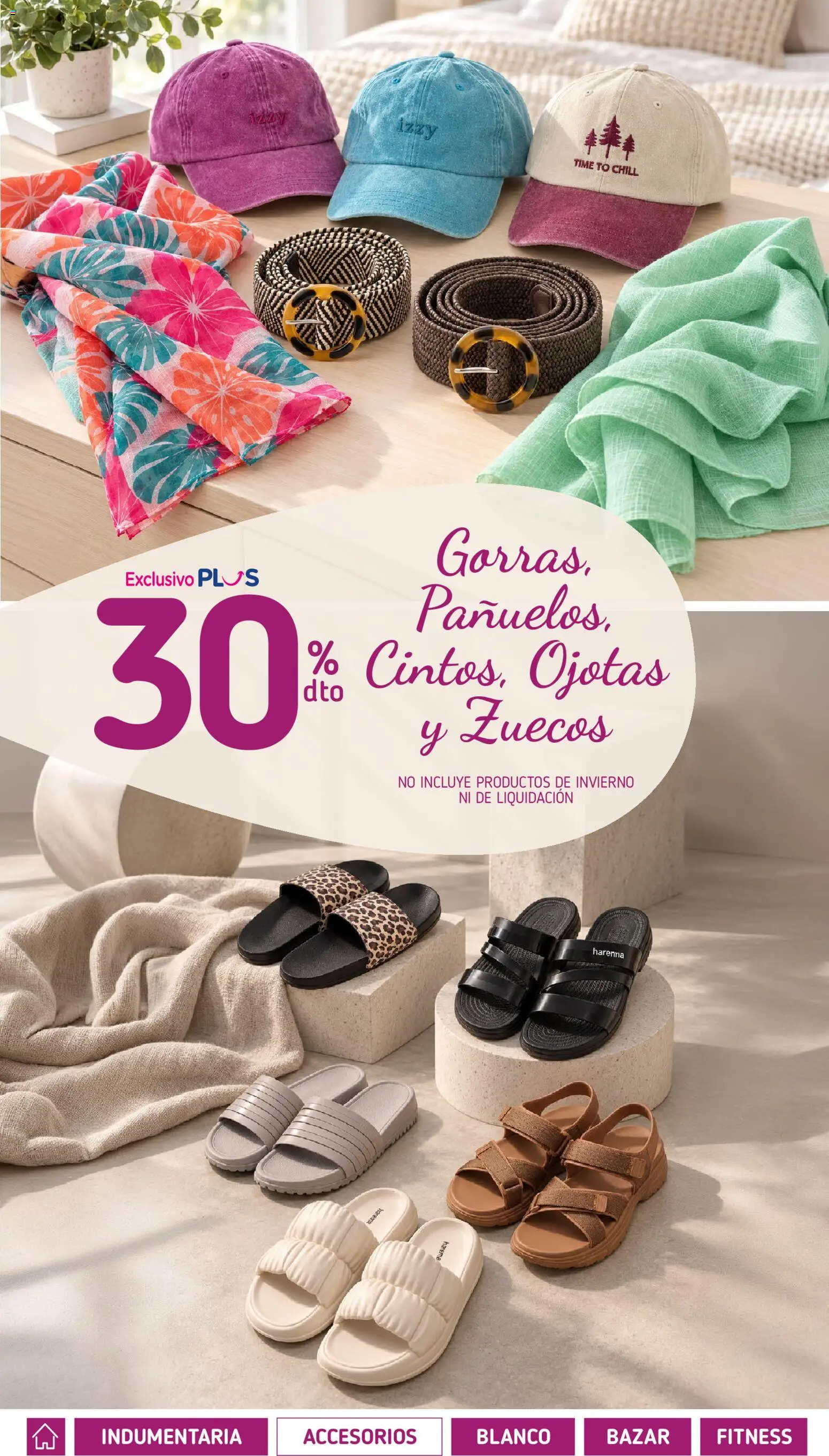 Vista previa del folleto de la tienda La Anonima válido desde el 01/10/2026 - Ojotas, Zuecos