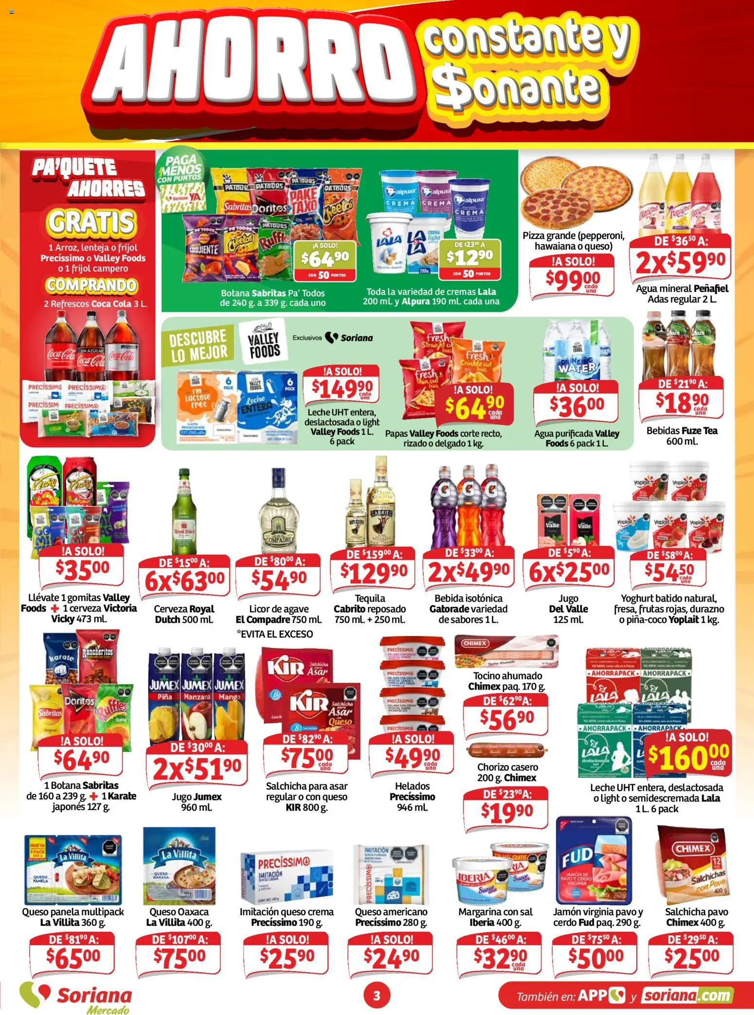 Vista previa las ofertas de la tienda Soriana - Soriana folleto Ahorro constante y sonante desde el 09/10/2026 