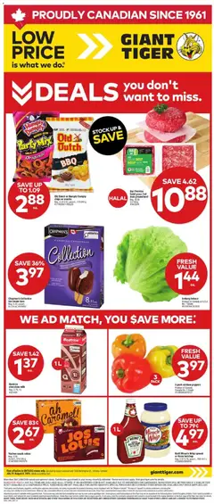 Un aperçu du dépliant Weekly Flyer du magasin Giant Tiger est valide à partir 29 juill. 2026