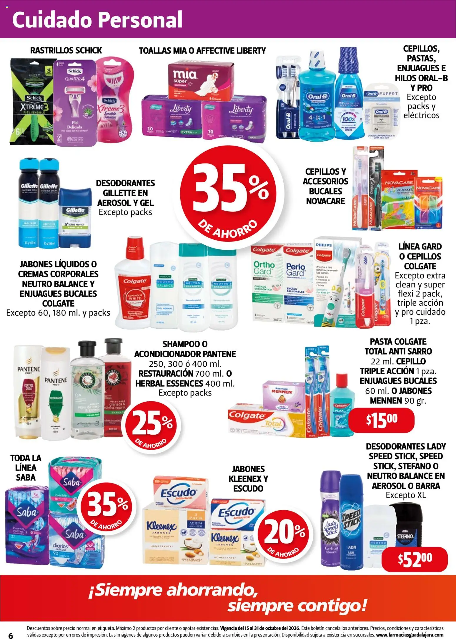 Vista previa las ofertas de la tienda Farmacia Guadalajara - Farmacia Guadalajara catálogo desde el 15/10/2026 