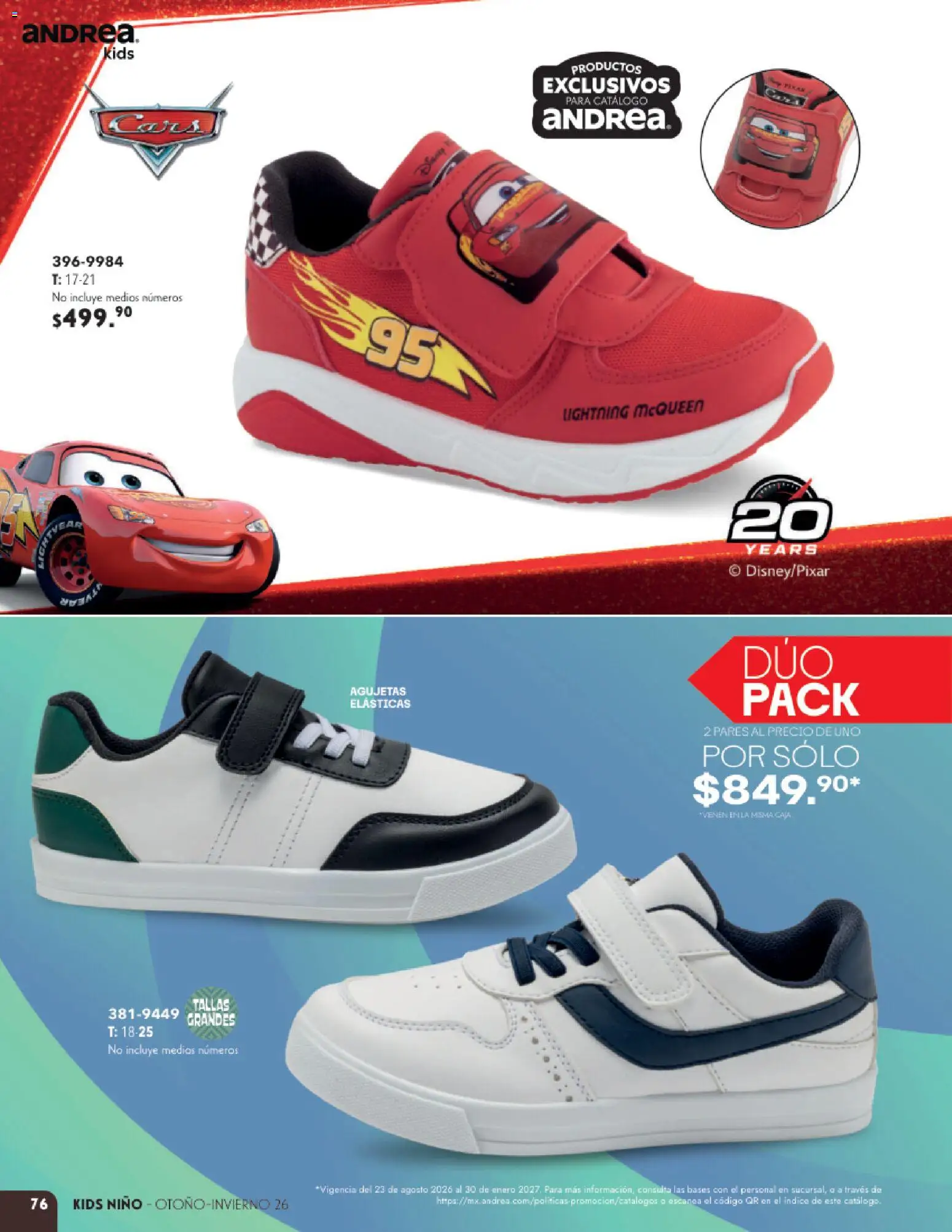 Vista previa las ofertas de la tienda Andrea - Andrea catálogo Infantil desde el 23/08/2026 