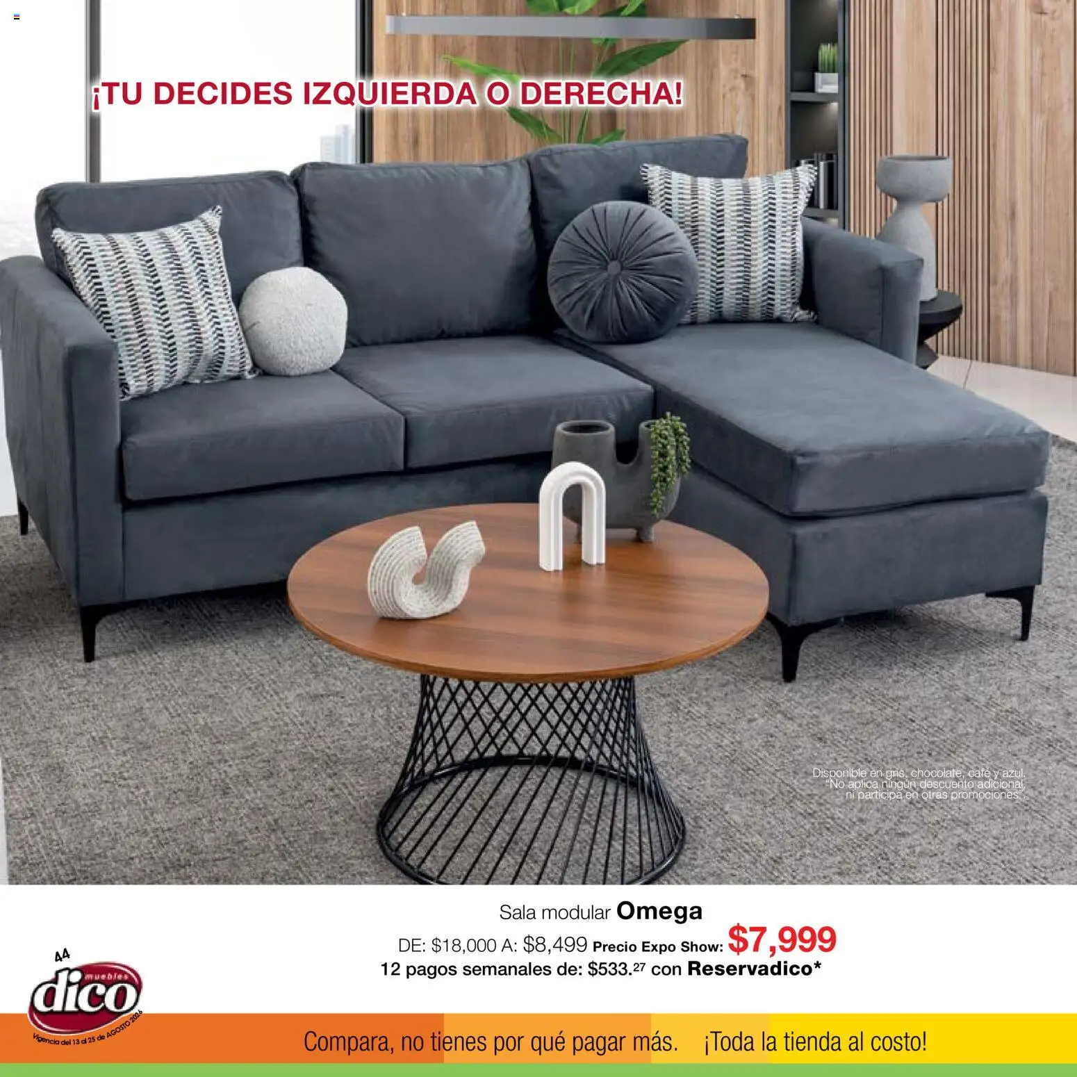 Vista previa las ofertas de la tienda Muebles Dico - Muebles Dico catálogo Expo Show desde el 13/08/2026 