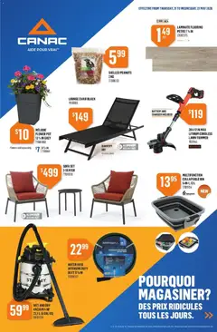 Preview of leaflet Canac weekly flyer from shop Canac is valid from May 21, 2026