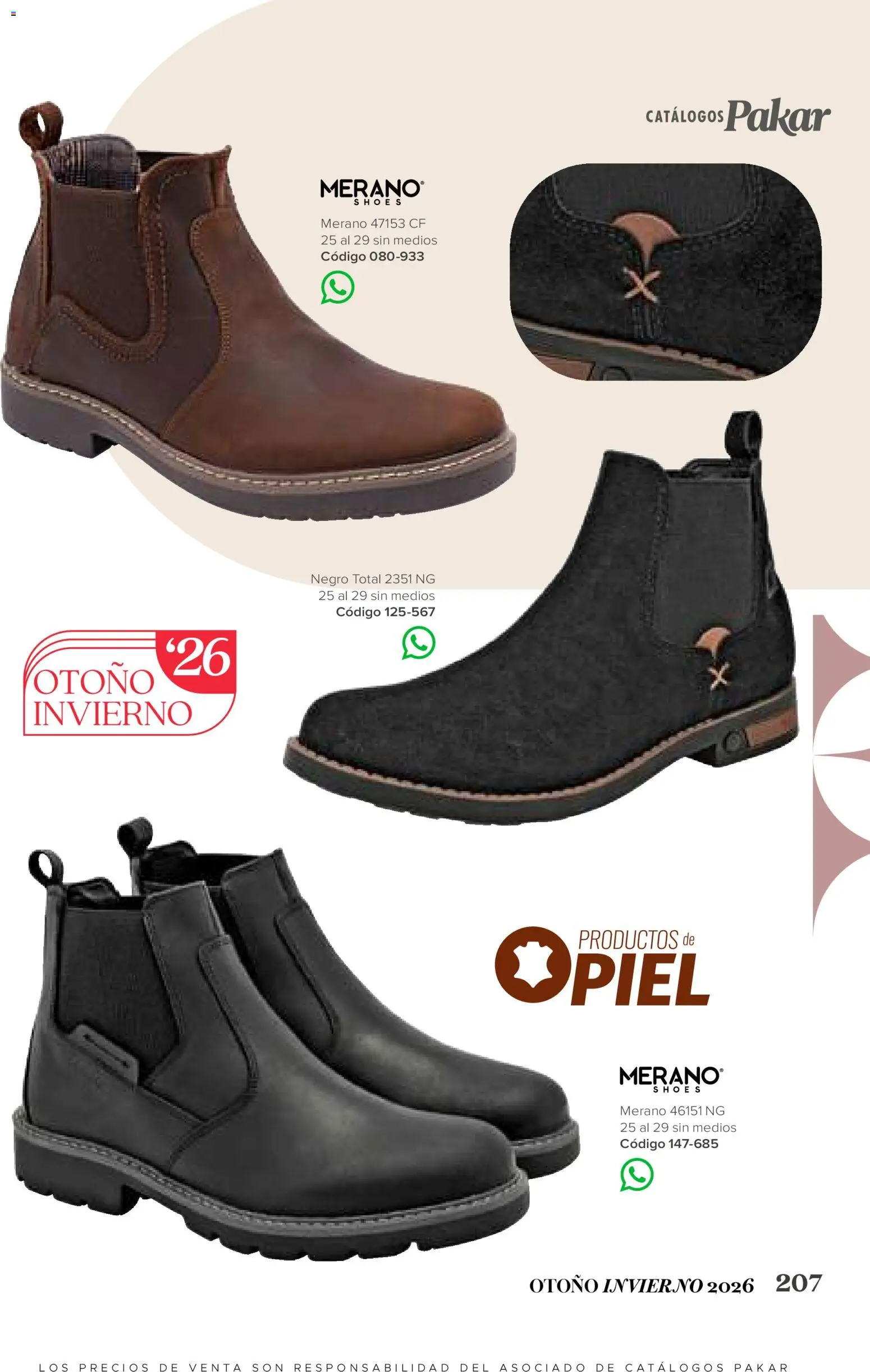 Vista previa las ofertas de la tienda SC Pakar - SC Pakar catálogo Hombre desde el 31/07/2026 