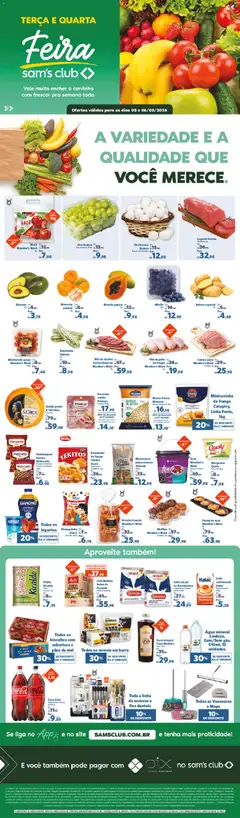 Pré-Visualização do folheto "Sam's Club ofertas Feira" da loja Sam's Club válido a partir de 05/05/2026